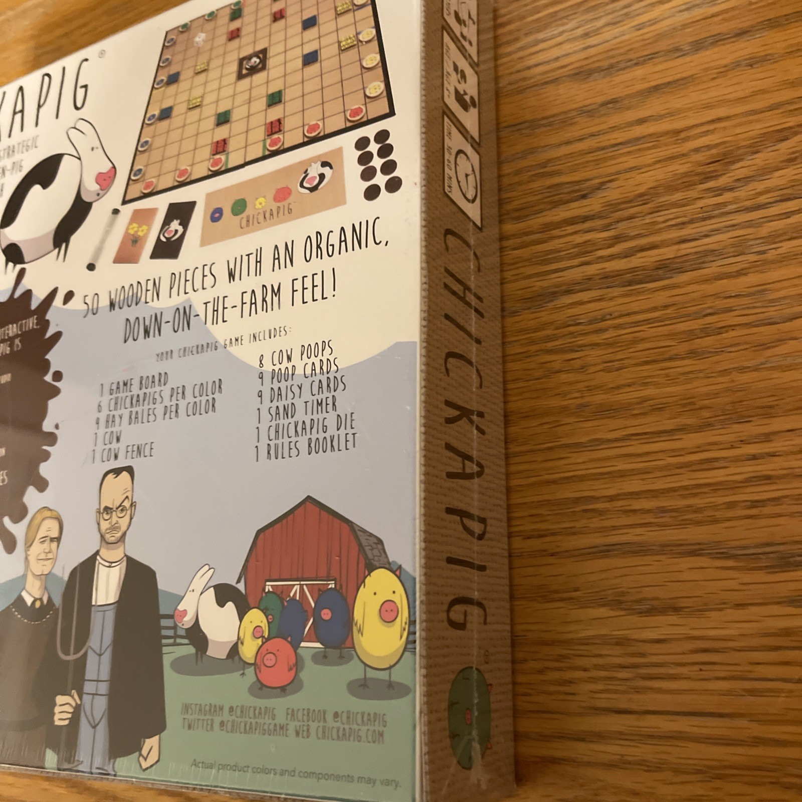 New – CHICKAPIG Family STRATEGY BOARD GAME – Buffalo Games CHICKEN-PIG HYBRIDS