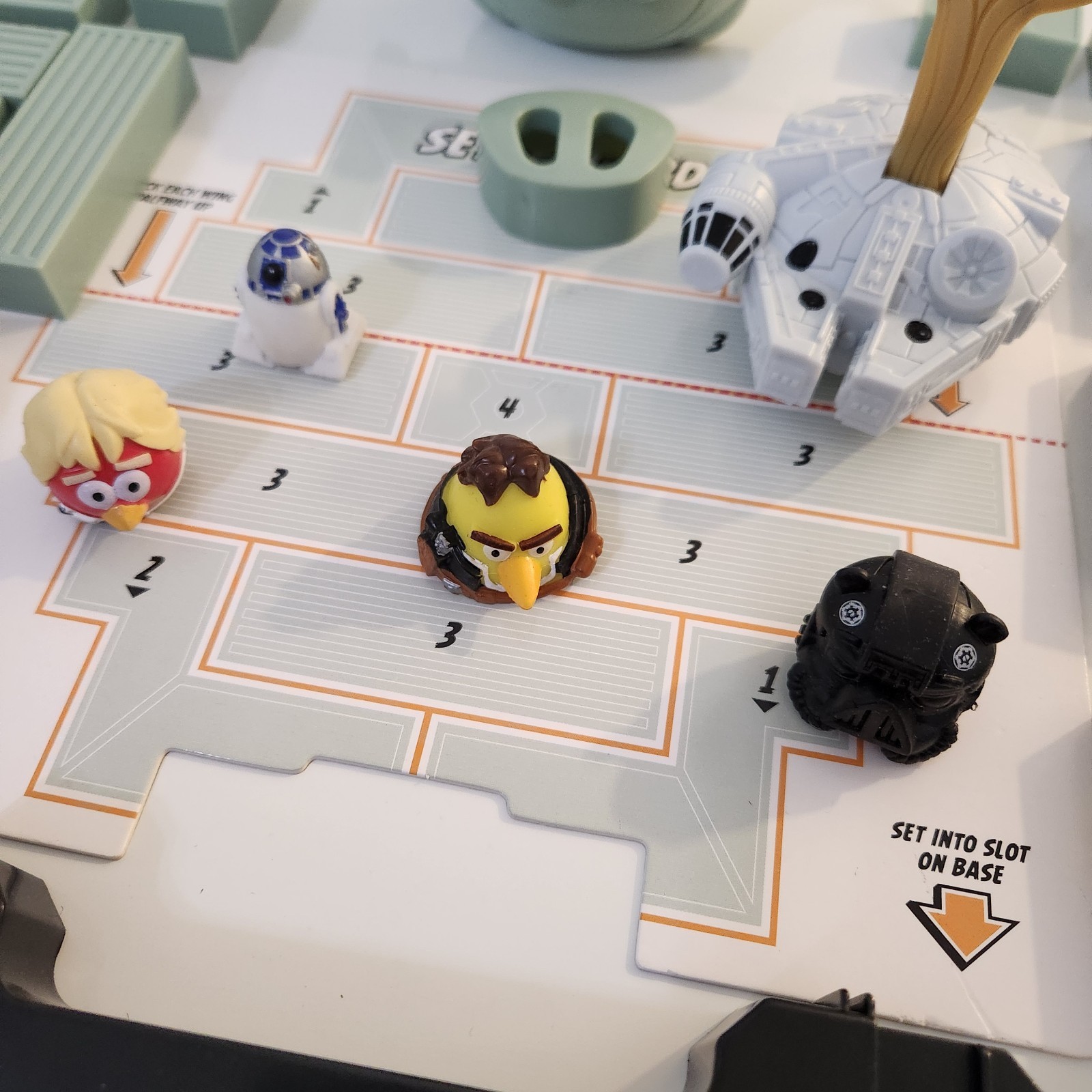 Angry Birds Star Wars Jenga TIE FIGHTER Game 2013 COMPLETE