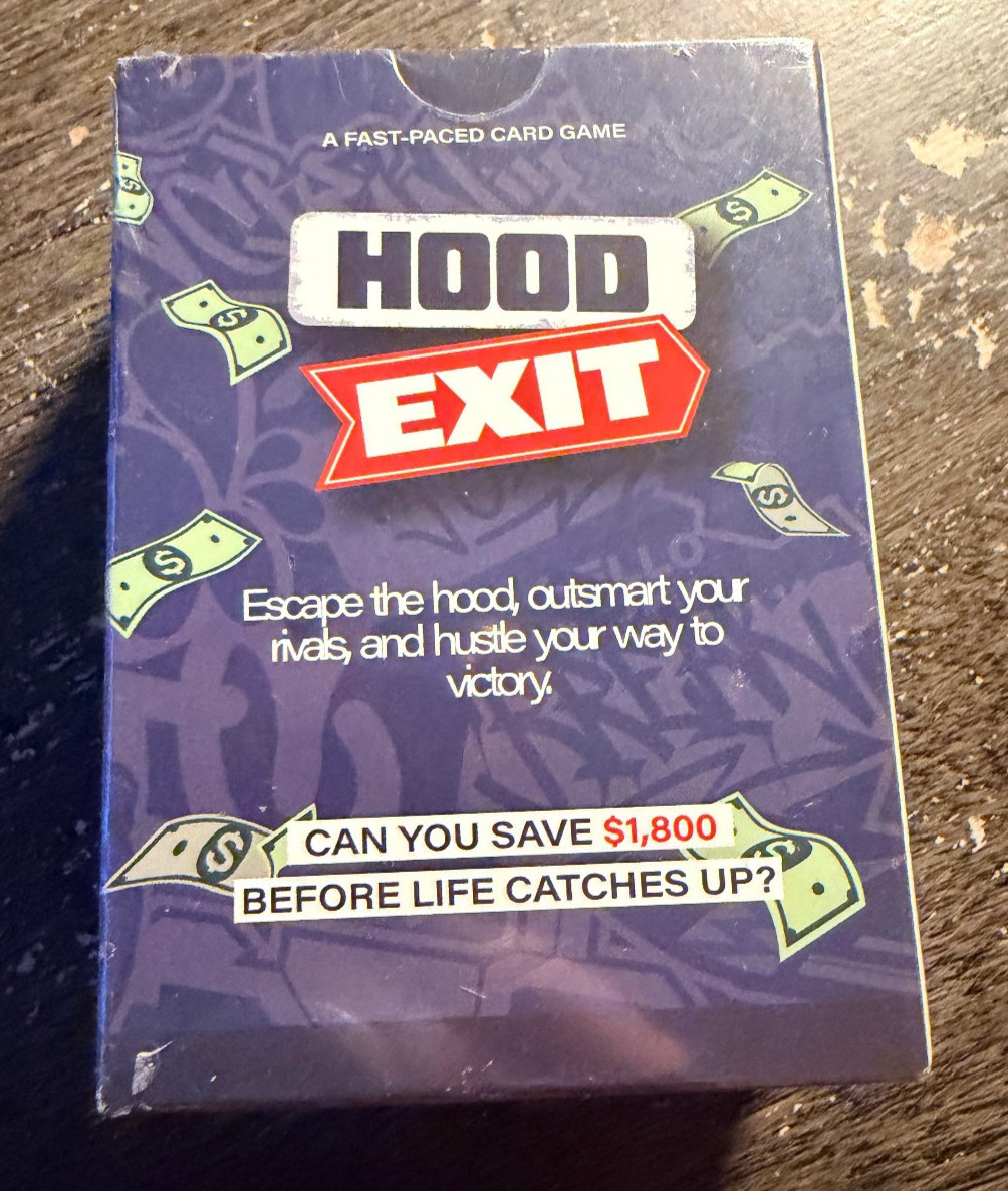 NEW Hood Charades Presents HOOD EXIT Card GAME Captures Real-Life – PARTY NIGHTS