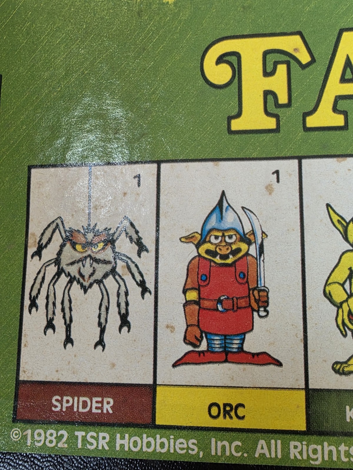 Vintage Rare TSR Fantasy Forest Board Game 1980 Complete Kids Dungeons & Dragons