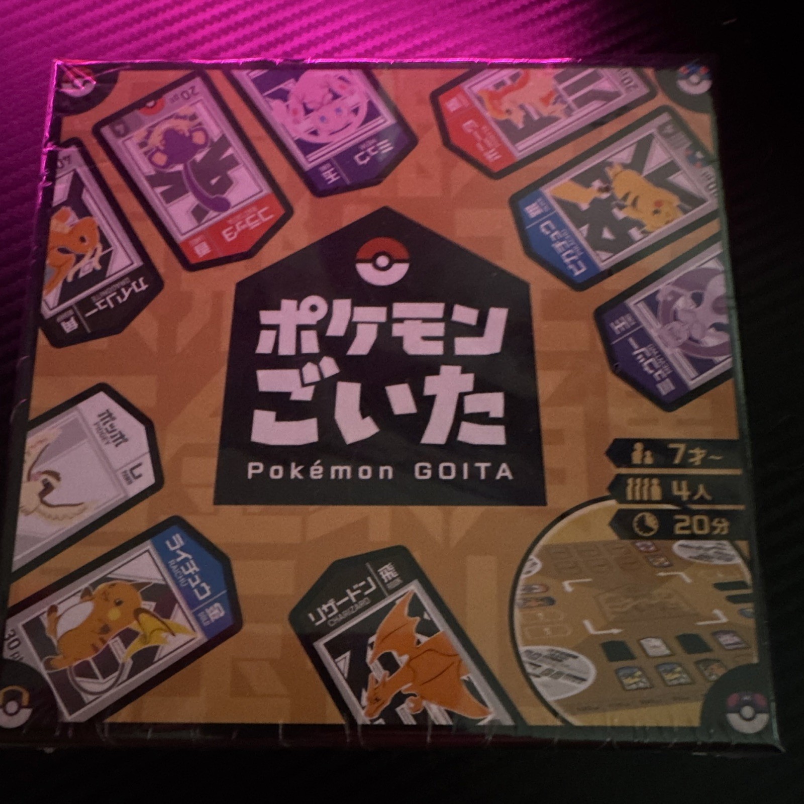 Pokémon GOITA Strategy Board Game Complete Set, English Instructions, 4 Players