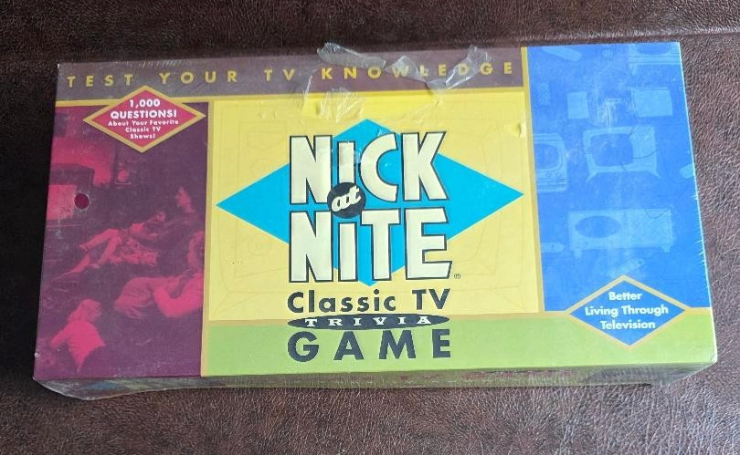 NICK at NITE Classic TV Trivia Game 1996 new factory sealed