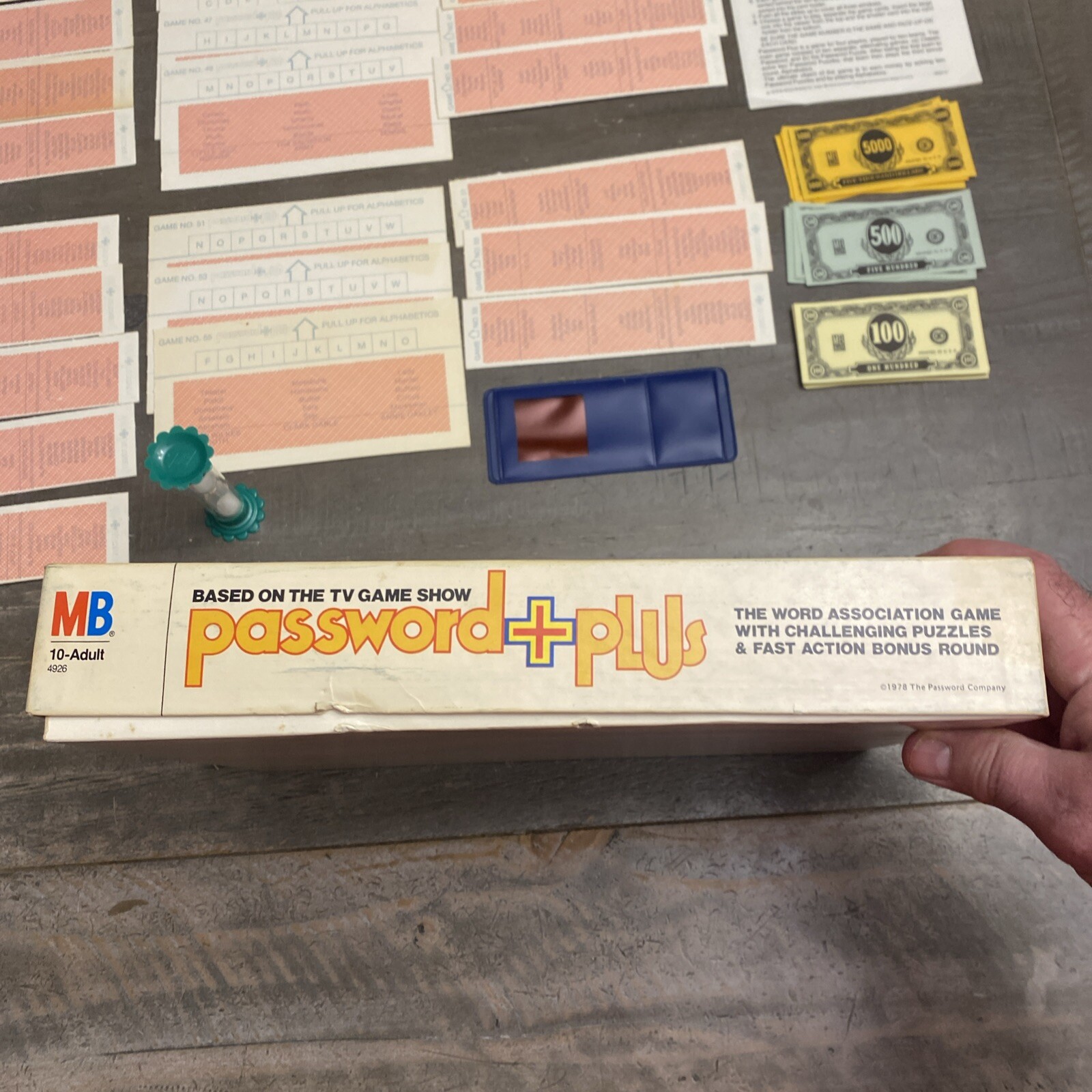 1978 Milton Bradley Password Plus Board Game First Edition Complete