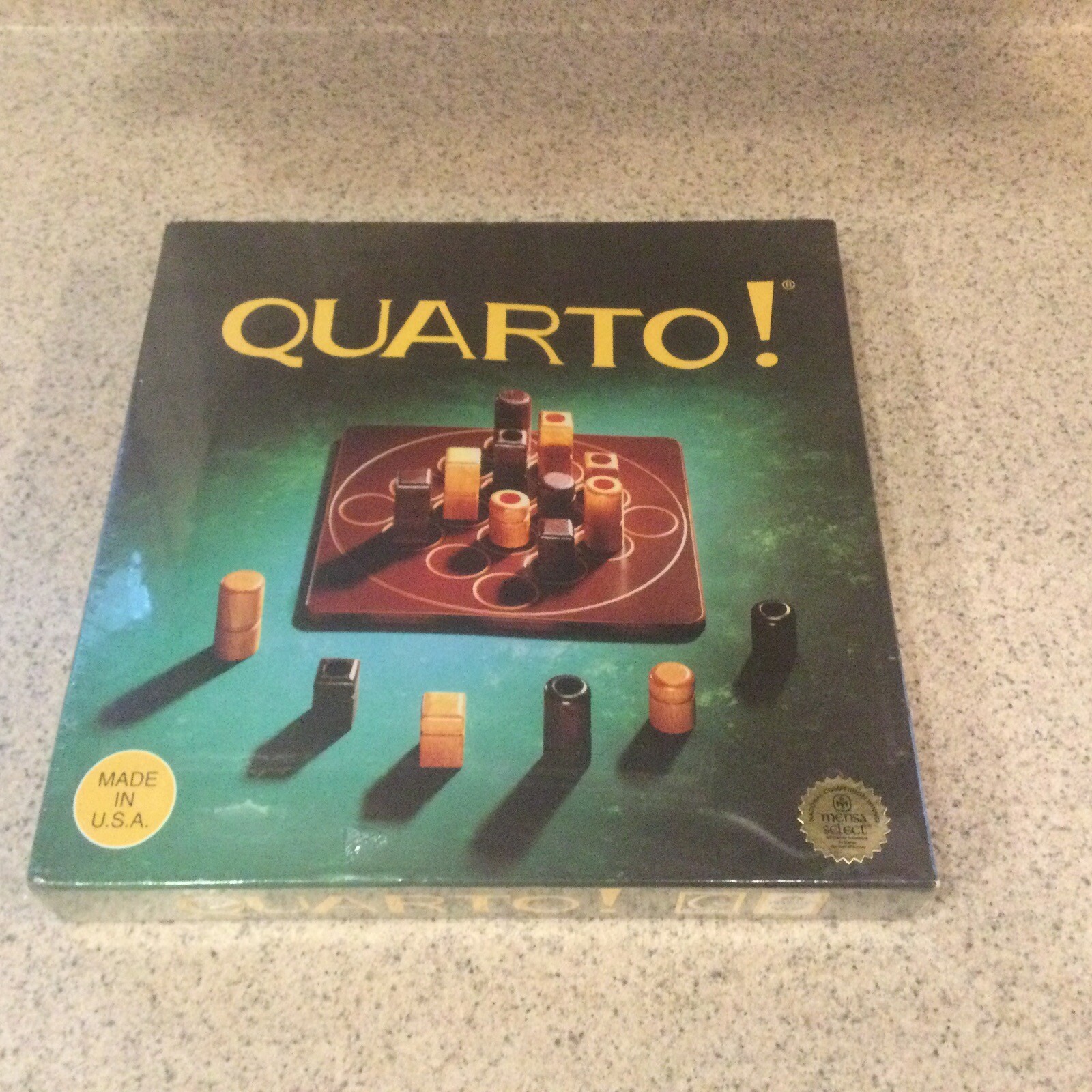 New Vintage Quarto Gigamic Board Game 1991 Wooden Strategy Mensa Select