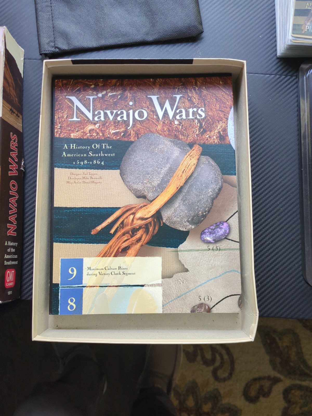Navajo Wars Board Game GMT Games 2013. used. complete. box dmg