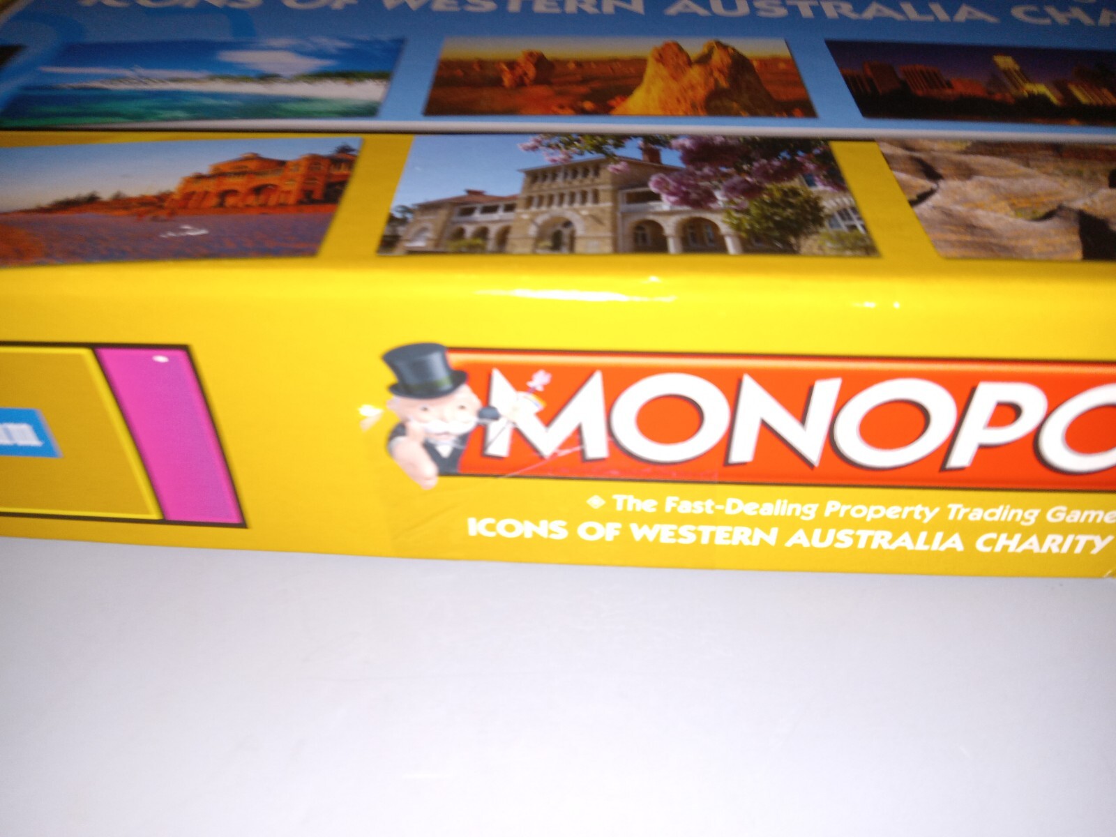 Monopoly Icons – Western Australia Charity Edition – Parts Sealed – Box Damage