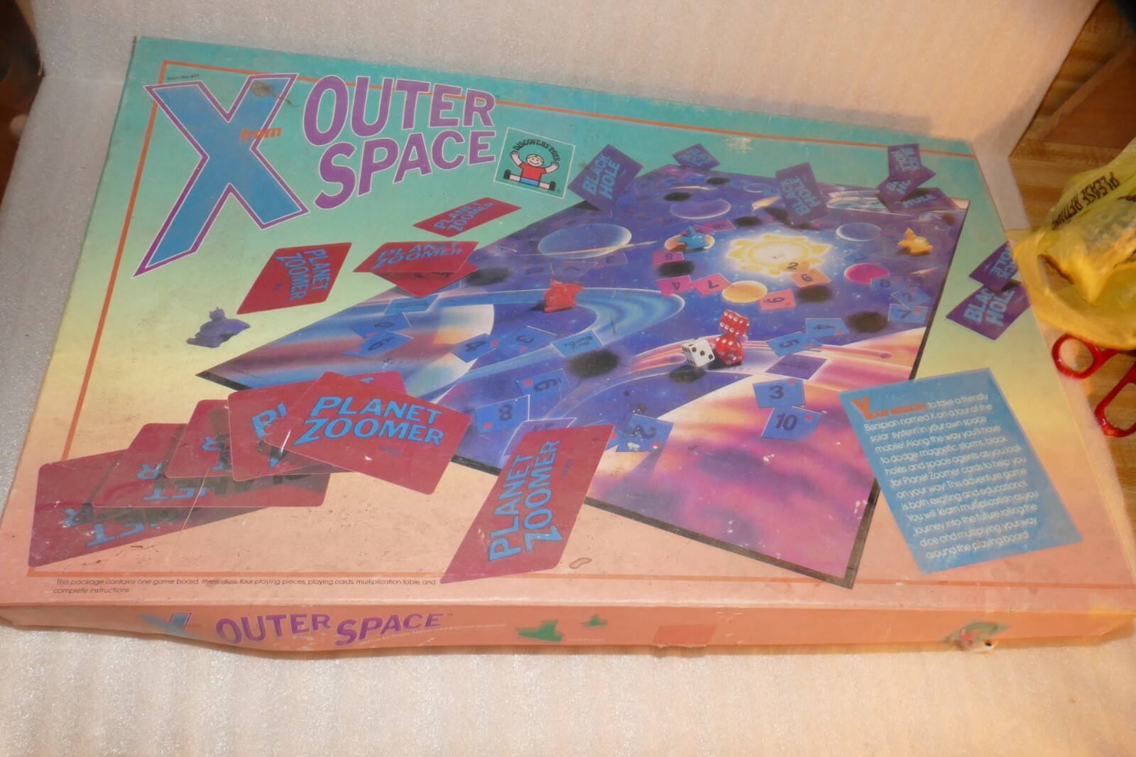 X From Outer Space 1986 Vintage Board Game Discovery Toys REPLACEMENT PARTS