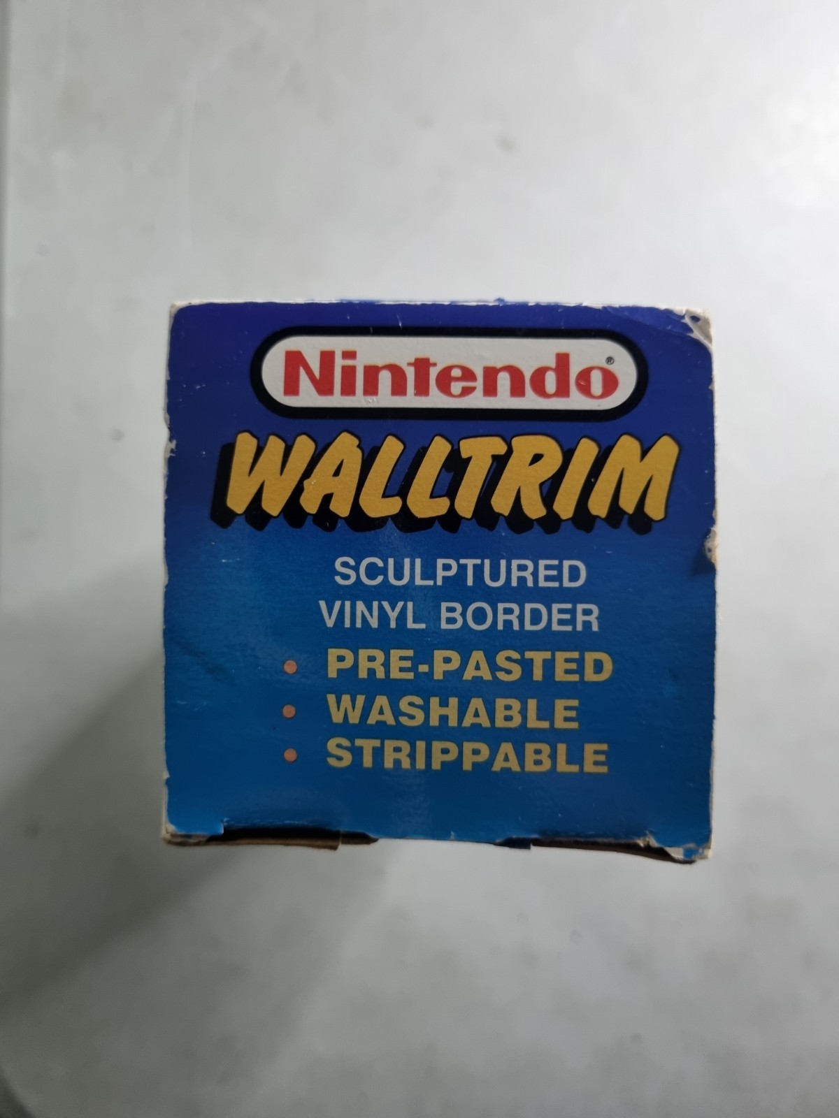Vintage 1989 Nintendo Wall Trim Border Mario 5yd Roll Princess Peach Wallpaper