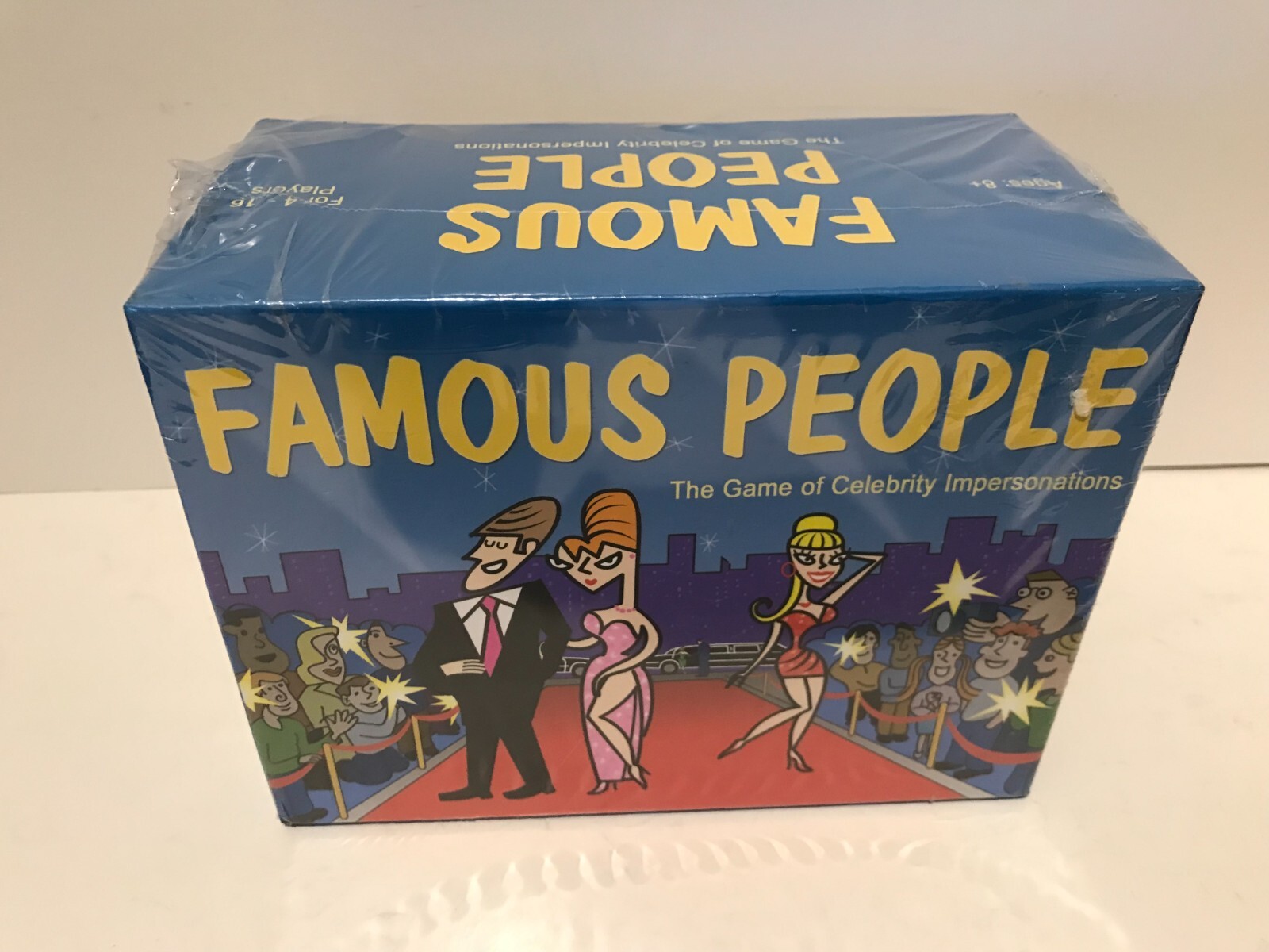 Famous People Game of Celebrity Impersonations 4-16 Players Party Game Ages 8+