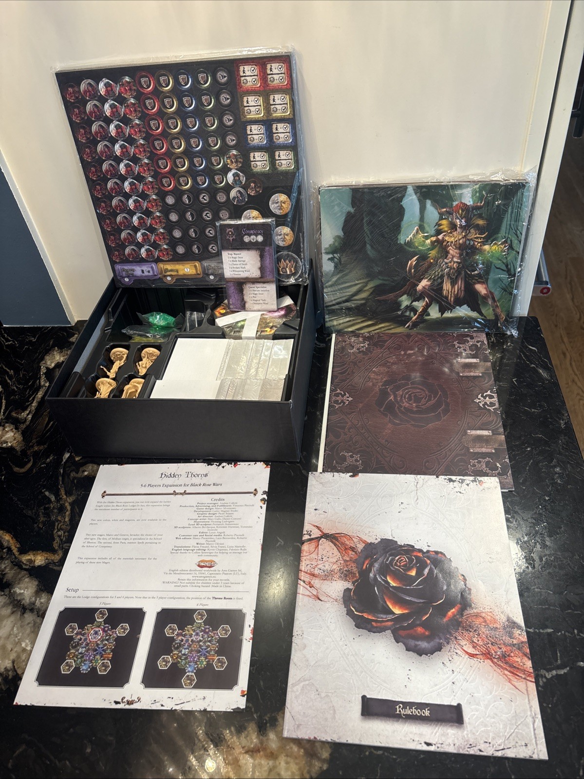 Ares Games Black Rose Wars Deck-Building Core Game – Read