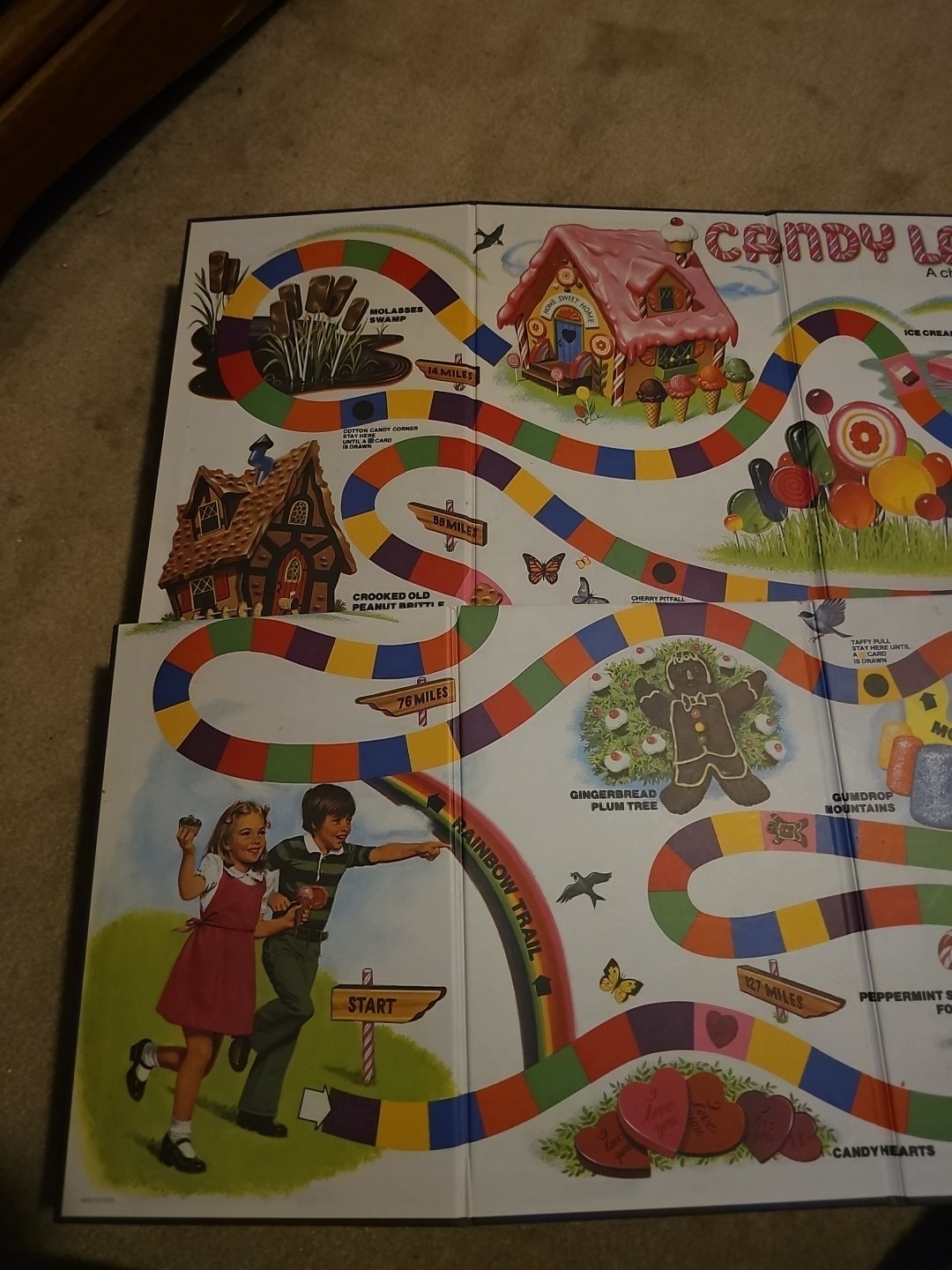 Candy Land Vintage Bookshelf Edition by WS Game Company, Classic Board Games for