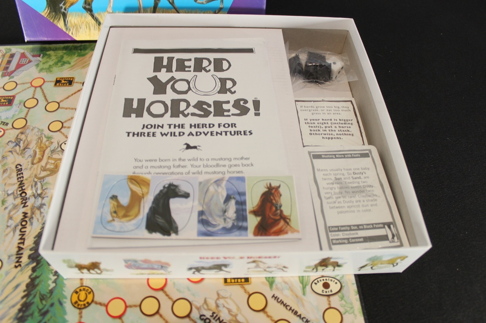 Herd Your Horses Board Game 3 Wild Adventures Aristoplay 2016 Sealed NEW OPEN BO