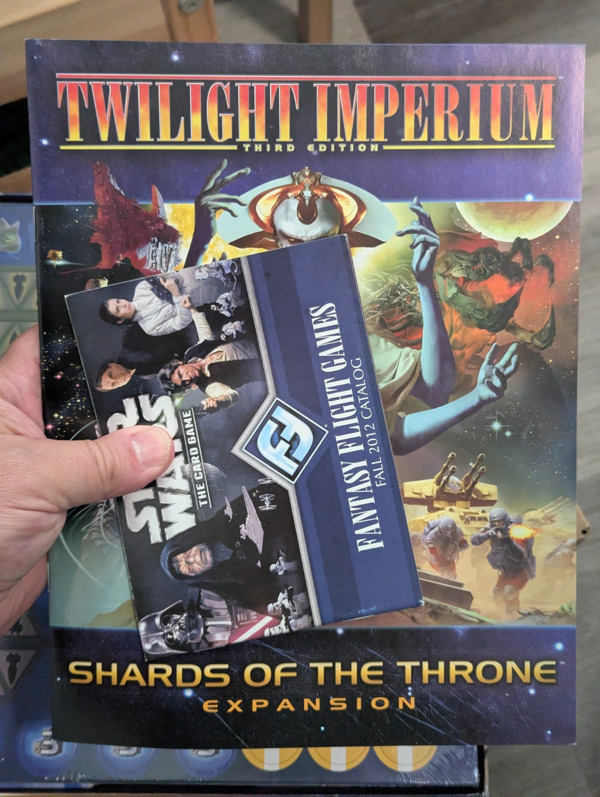 TWILIGHT IMPERIUM SHARDS of the THRONE Expansion ONLY 100% COMPLETE 2011 UNPUNCH