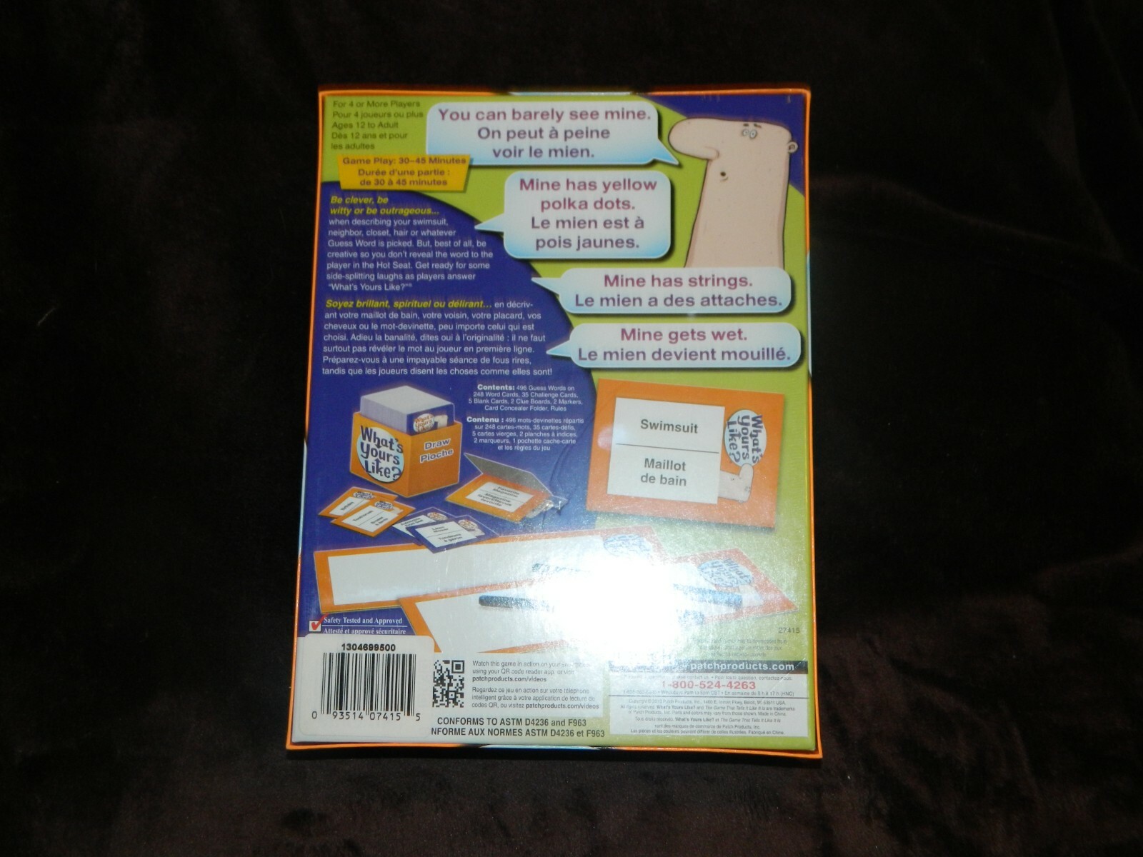 Patch What’s Yours Like? Board Game NEW