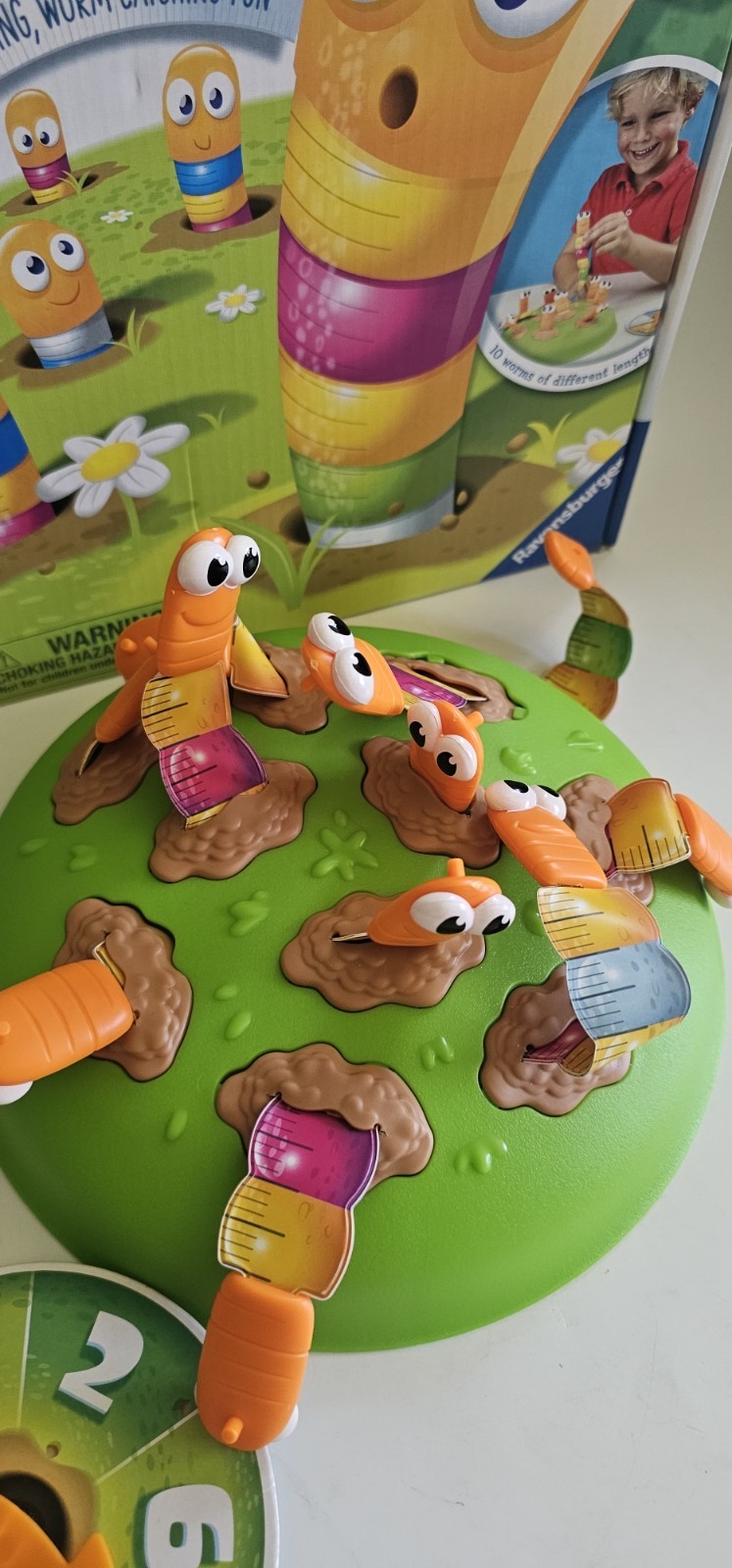 Ravensburger Inch Worms Children’s Measuring Matching Game Ages 3-7 2+ Players
