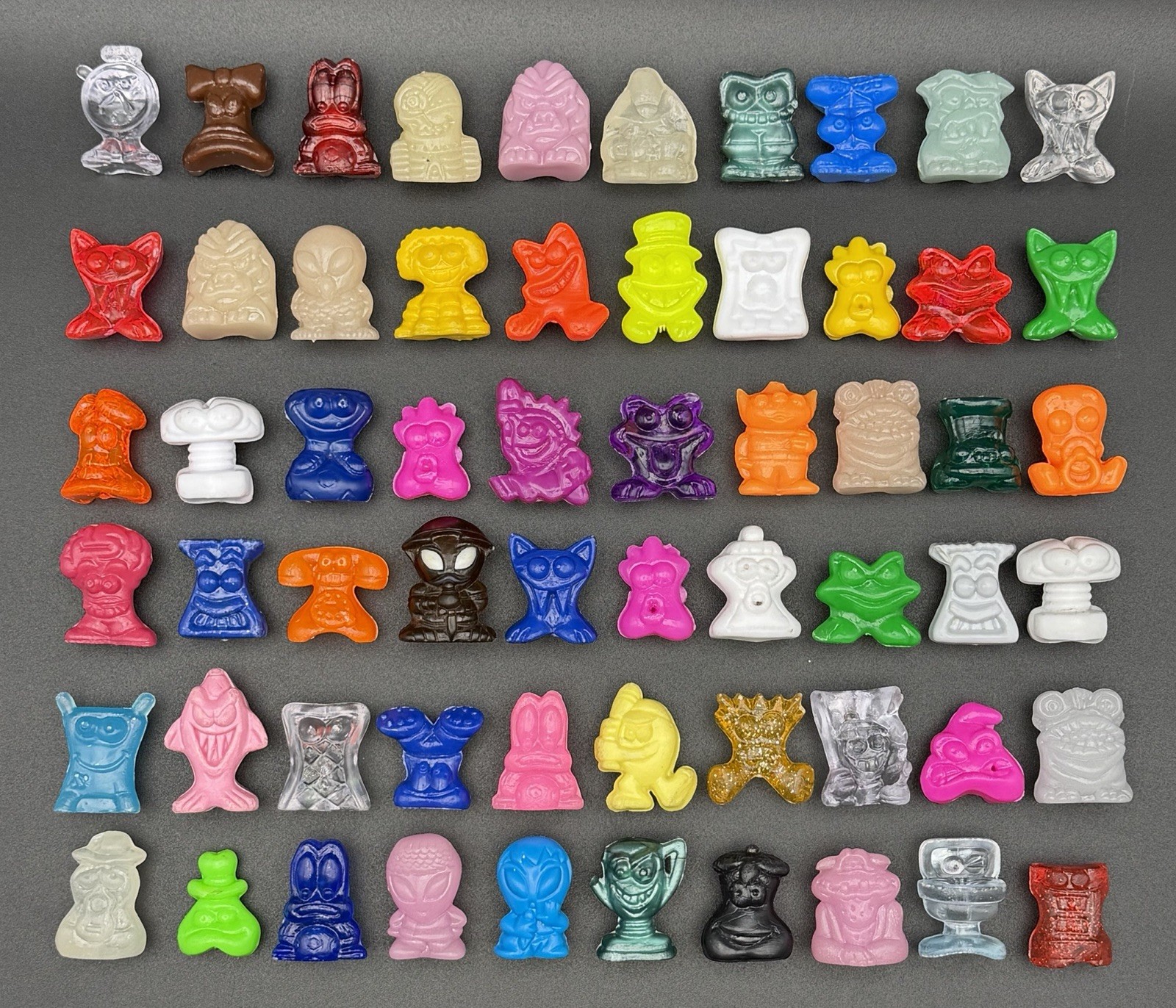 Lot of 76 Classic Gogo’s Crazy Bones Damaged Mixed Series Play Lot