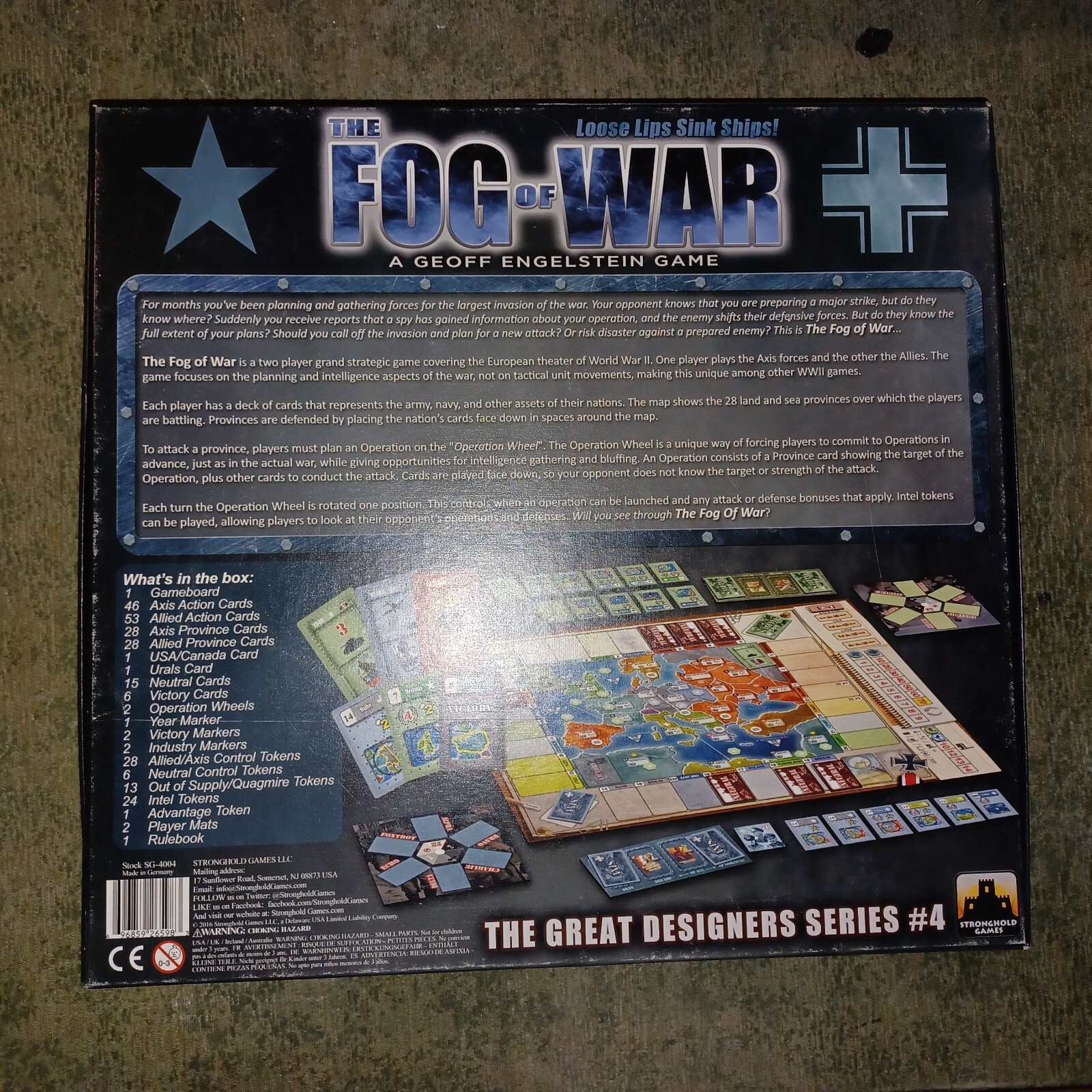 Stronghold Games: War Board Game – THE FOG OF WAR complete