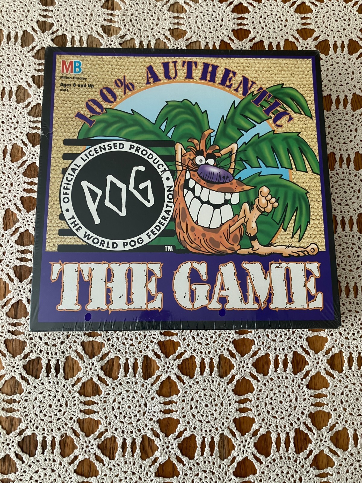 NOS Vintage 1994 MB World Pog Federation – Pog The Game 4501