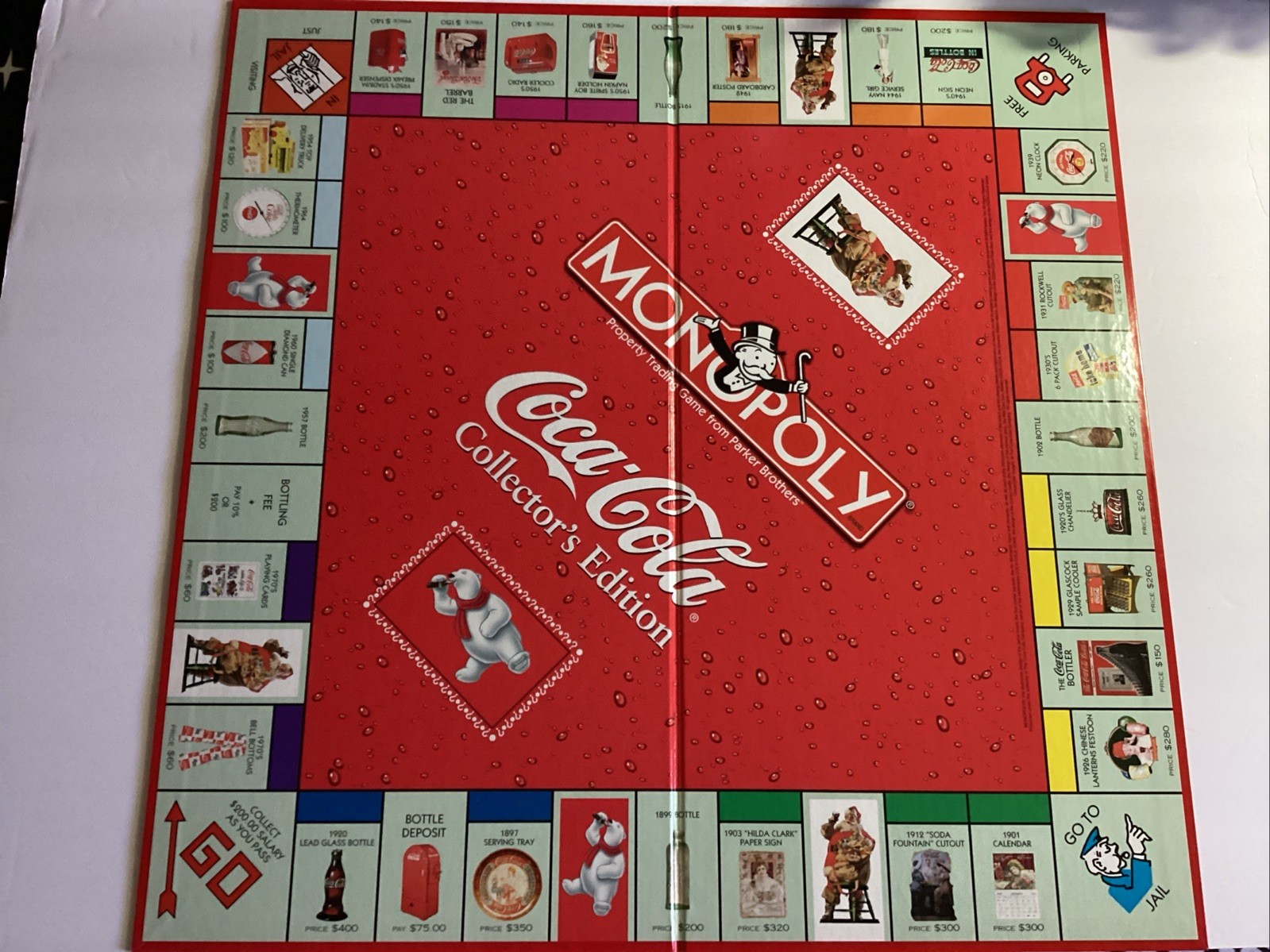 Monopoly Coca-Cola Collector’s Edition Board Game 1999 Release – NEW IN BOX