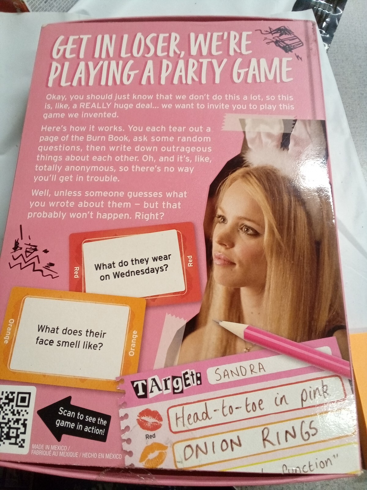 Brand New! MEAN GIRLS Burn Book A Party Game BRAND NEW Board Game TIKTOK