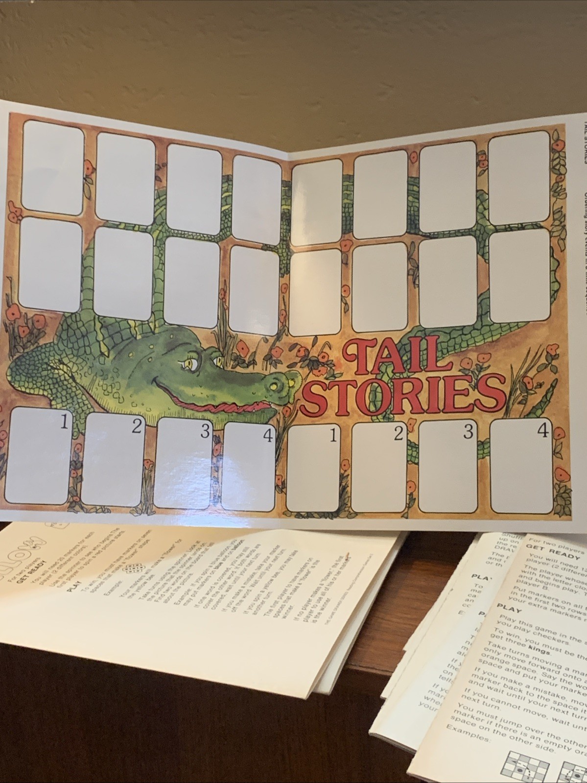 VINTAGE “THE GAME DRAWER” SETS 1,half 2,3,4,7,8-READING COMPRESSION SKILLS GAMES
