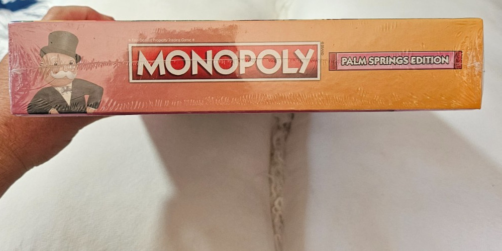 Palm Springs Monopoly Board Game Family Game Night Regional Fun NEW Sealed