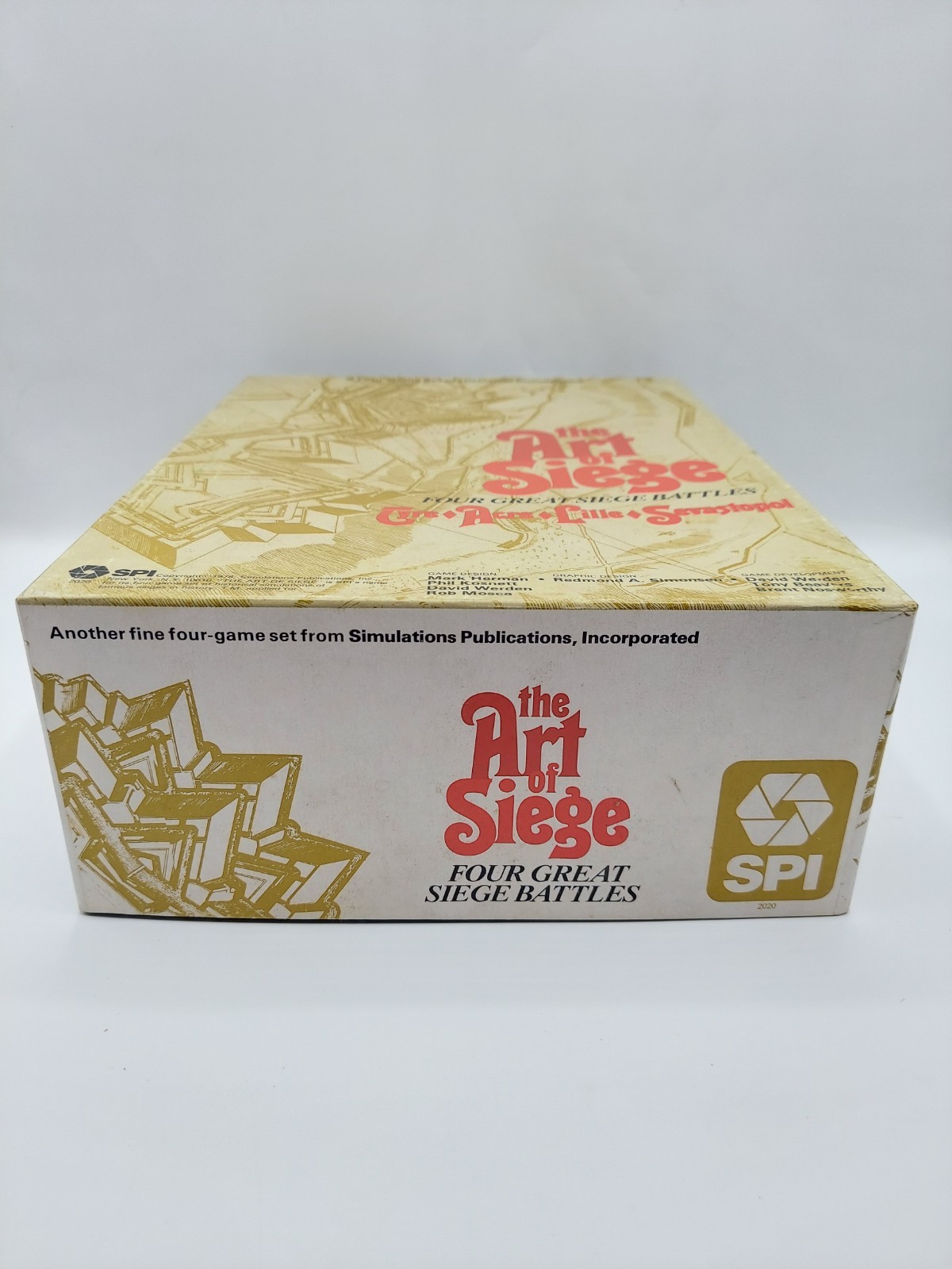 Unpunched Vintage 1978 THE ART OF SIEGE SPI War Game – Complete