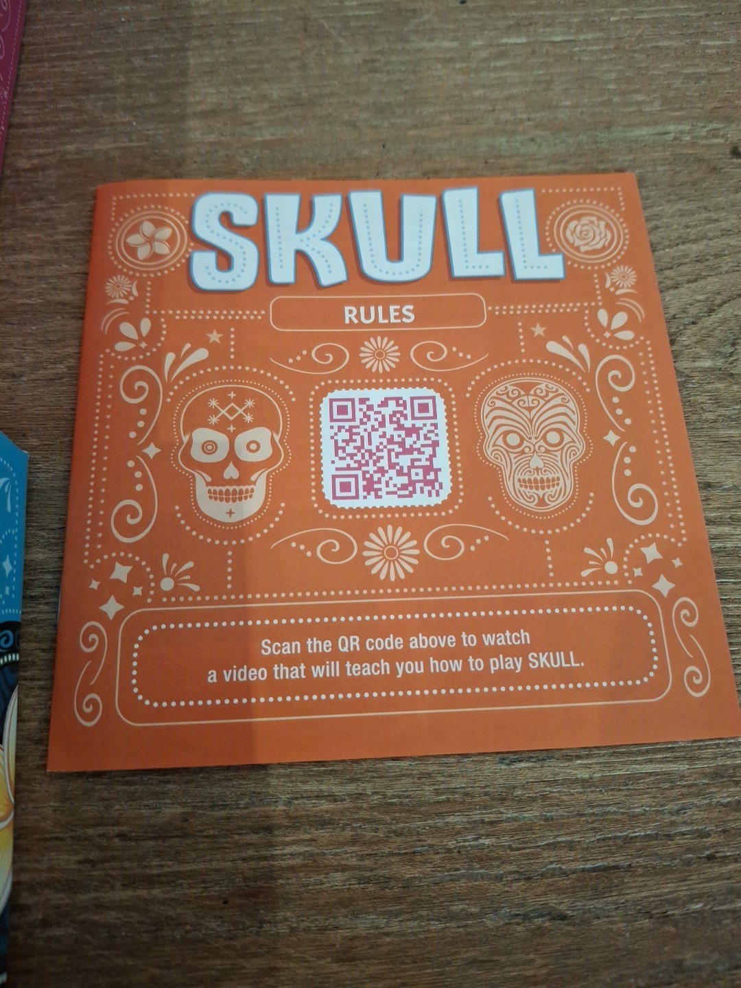 Skull Place, Bid, Bluff Card Game Space Cowboys Made In Poland 100% EUC