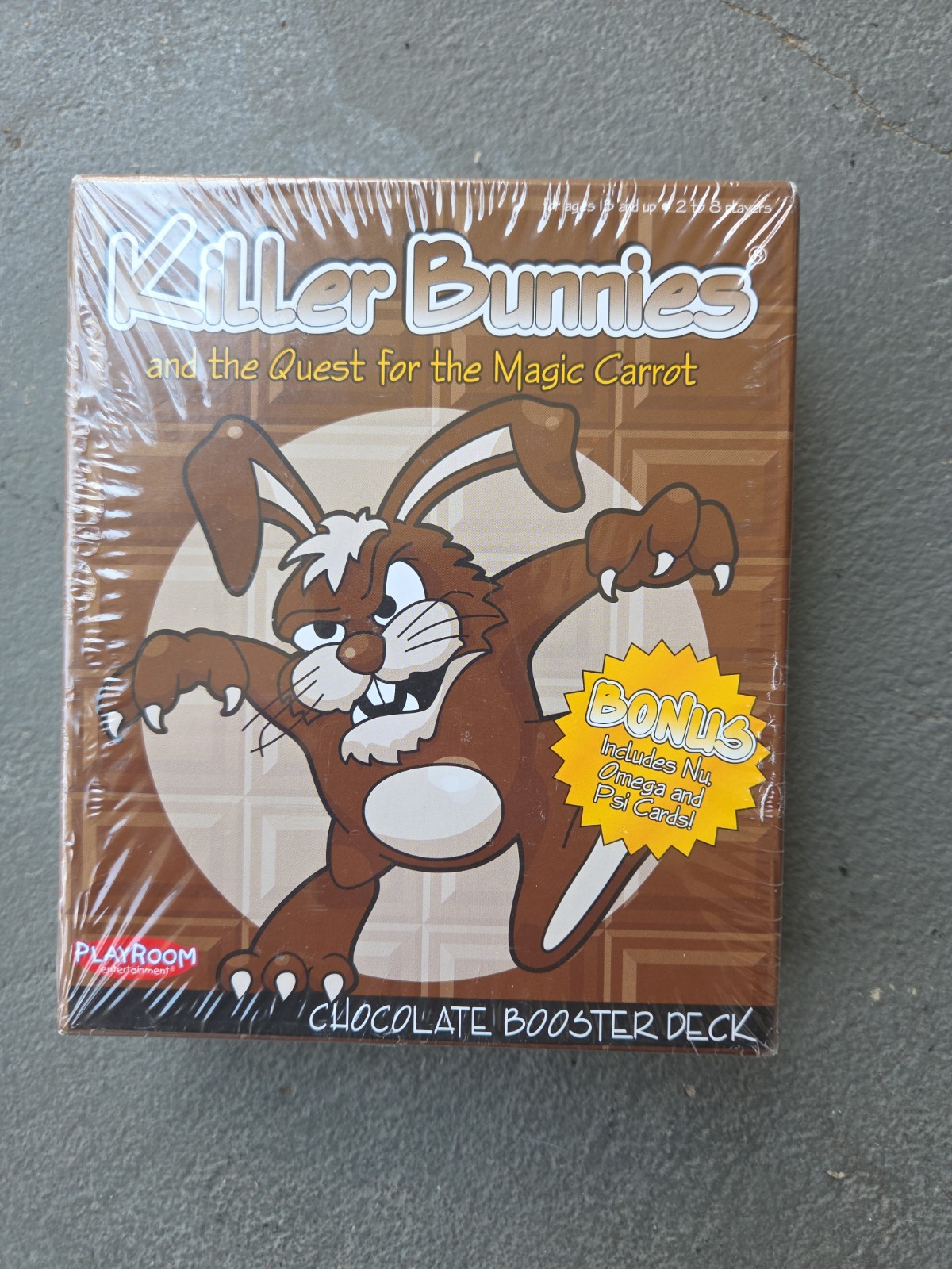 Killer Bunnies & the Quest for Magic Carrot Chocolate Booster Deck Expansion New