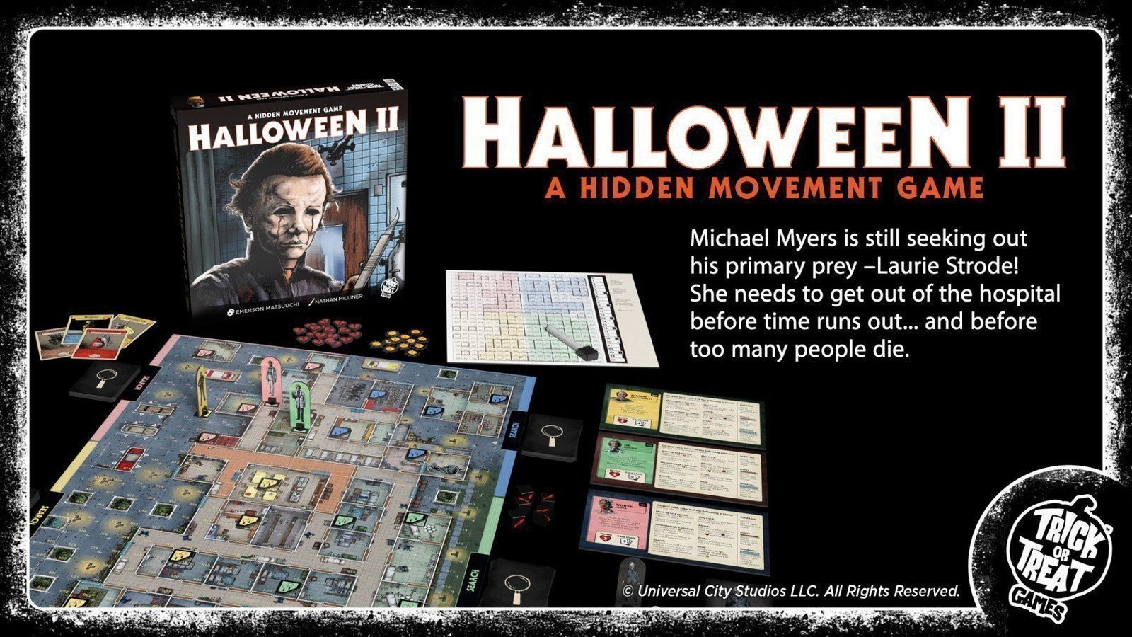 Trick Or Treat Studios Halloween 2 Board Game – Hidden Movement Strategy Game…