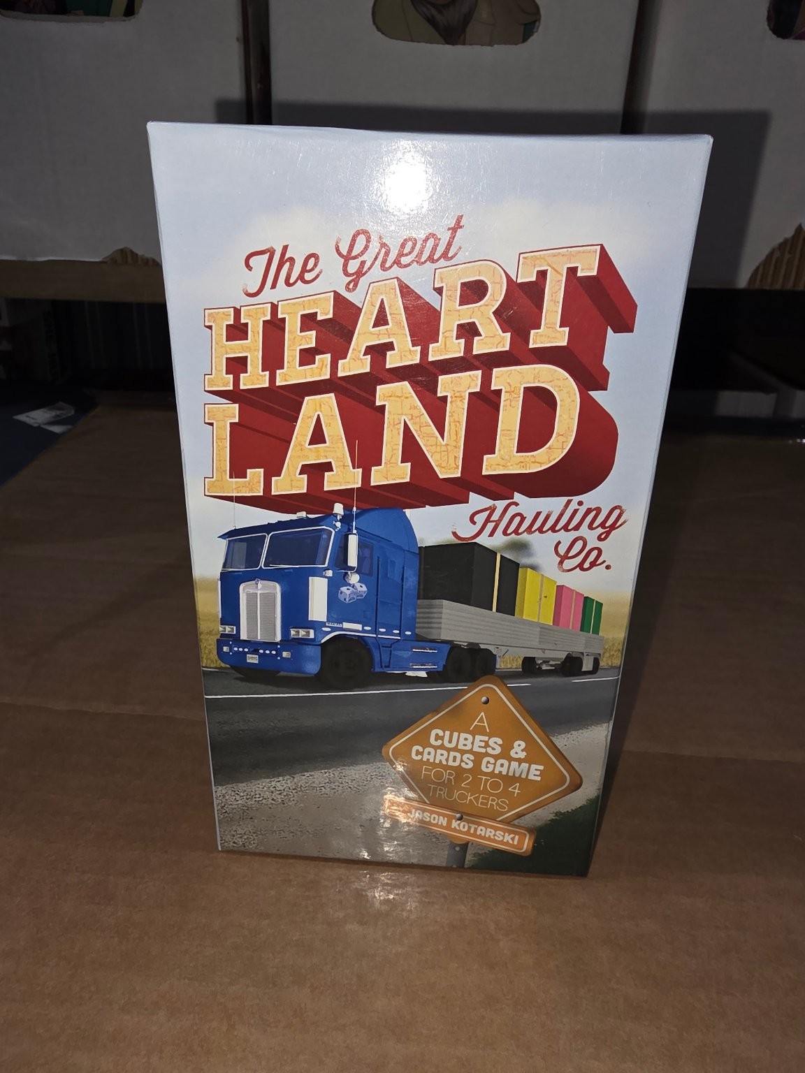 The Great Heartland Hauling Co. Dice Hate Me Games Board Game 2-4 Players Cubes