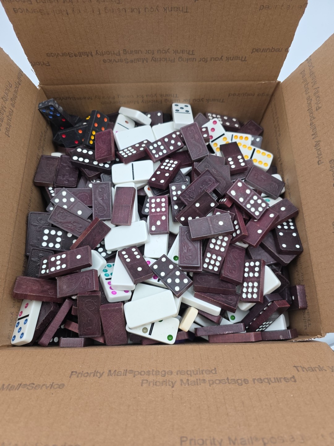 16 LB Domino Lot: Bulk Mixed Dominos Huge Wholesale Game Tile Collection #4