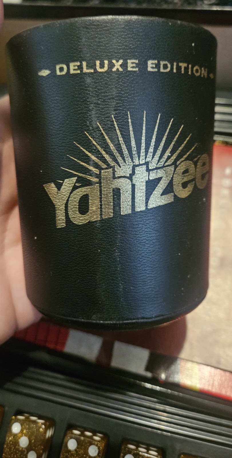 VTG Deluxe Yahtzee Board Game Felt Tray Edition Milton Bradley 1997 Complete