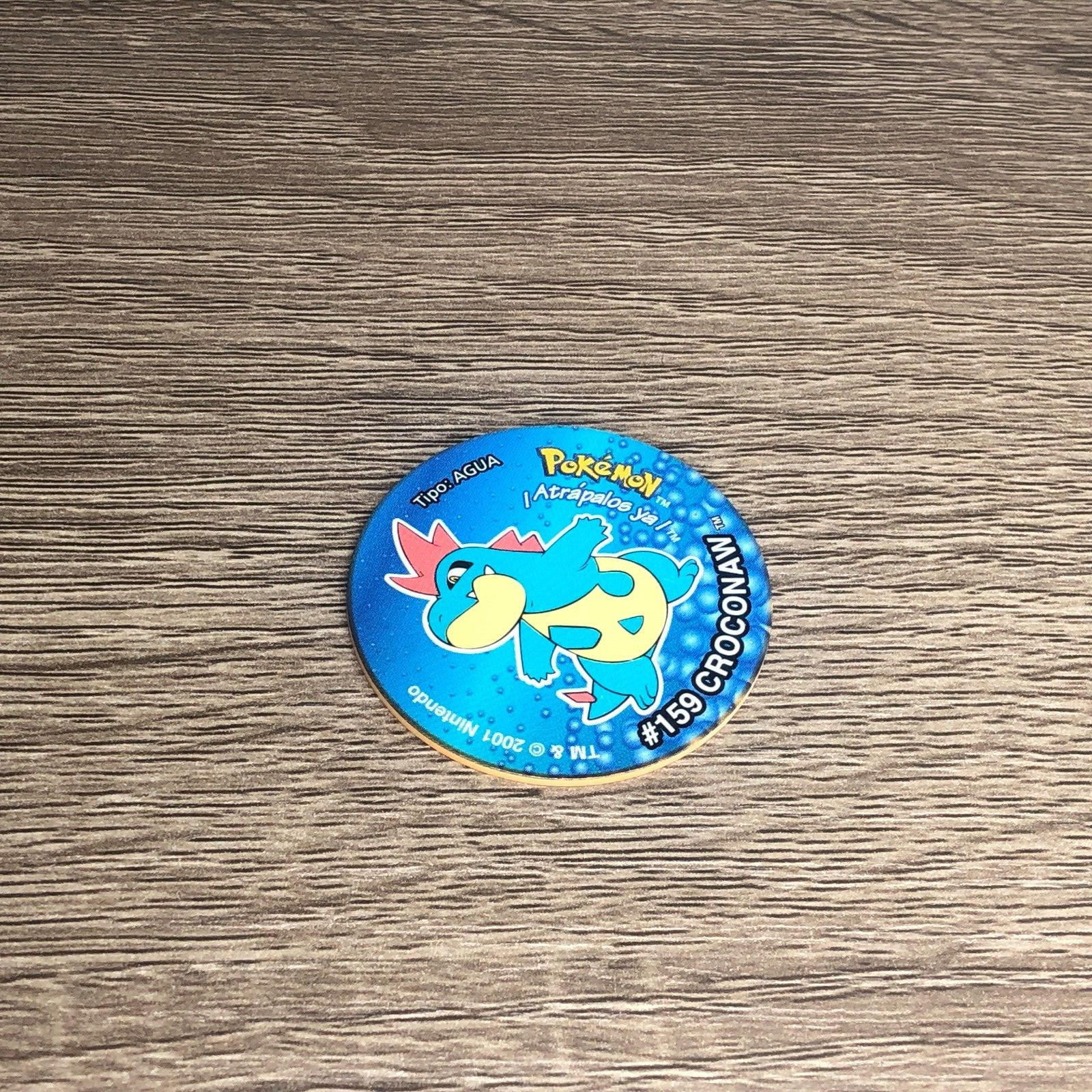 Pokemon Pogs Croconaw Tazos Sabritas Taps Mexico Nintendo Tazo 2001 Collectable