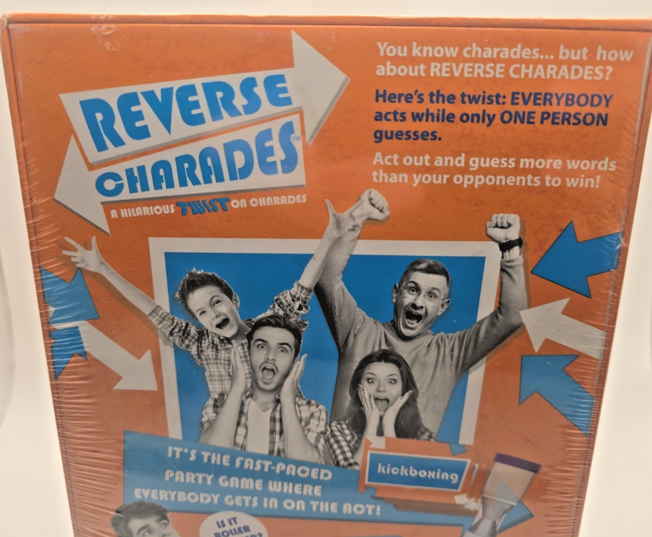Spin Master Original Reverse Charades Card Game Party Game New Sealed