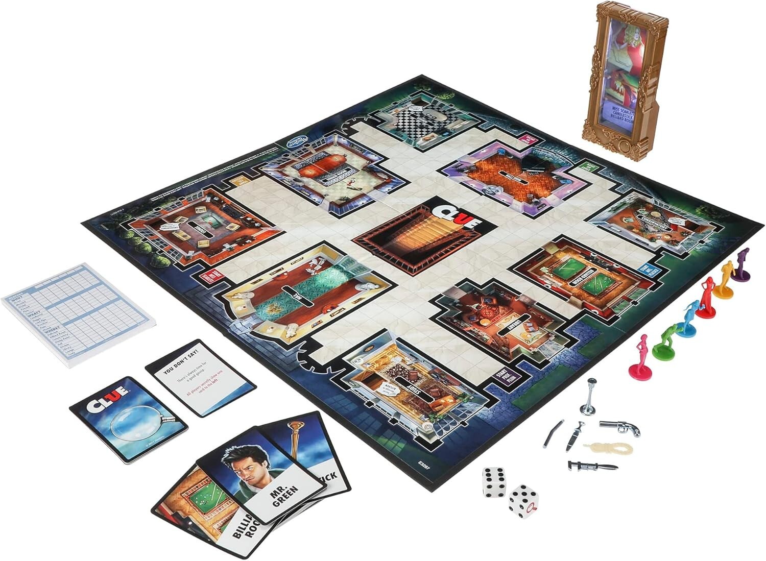 Hasbro Gaming Clue Game, Mystery Board Game, 2-6 Players, 8+ Years