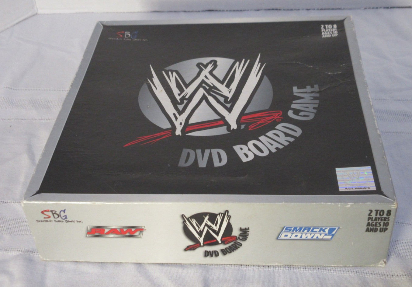 Rare 2005 World Wrestling Entertainment WWE Smack Down VS Raw DVD Board Game