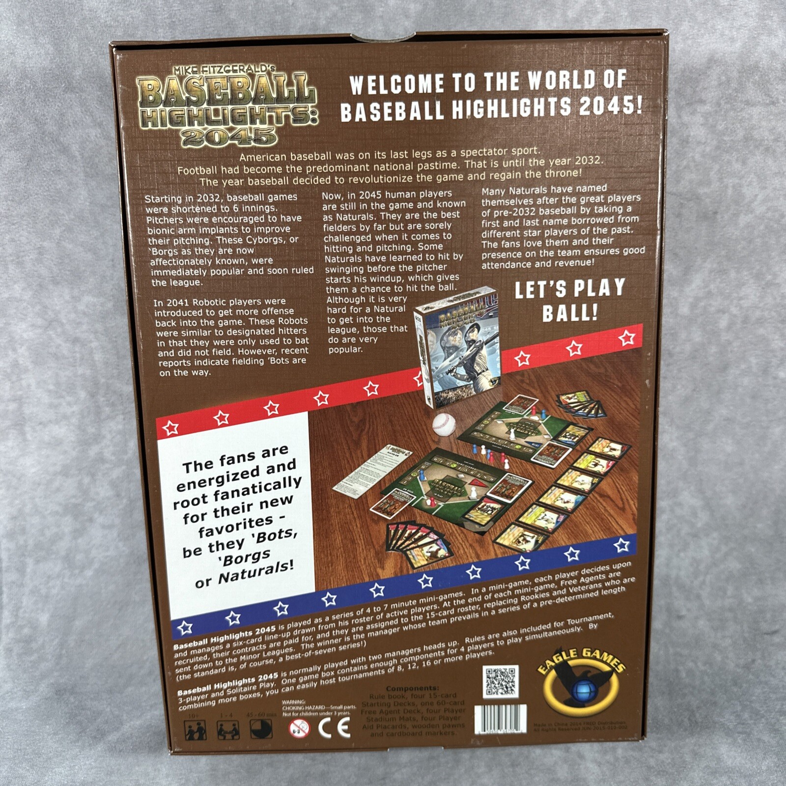 Baseball Highlights: 2045 – Eagle Games 2014 100% COMPLETE Some Cards Sealed!