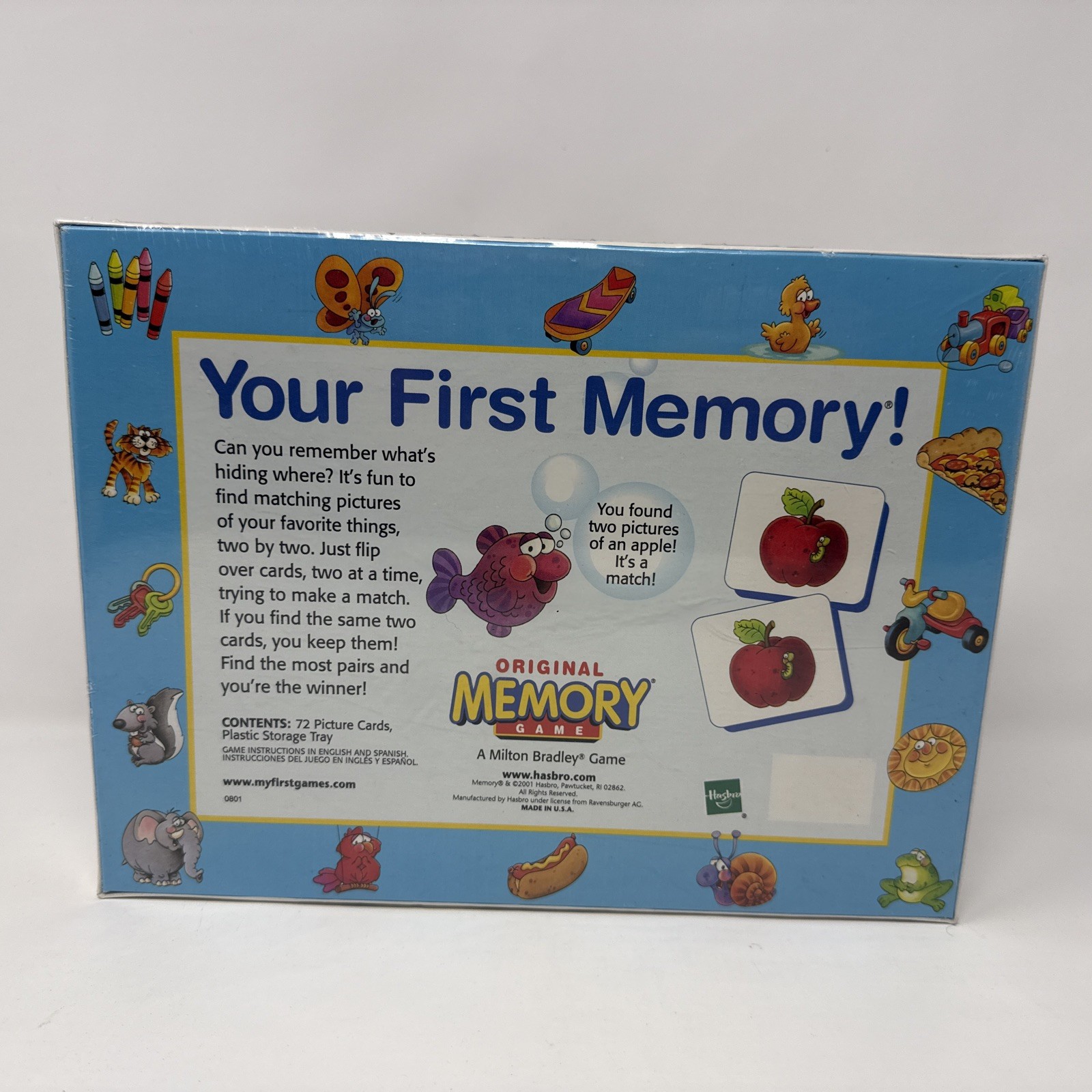 Memory Game Vintage 2001 Original Memory Game Milton Bradley New Sealed
