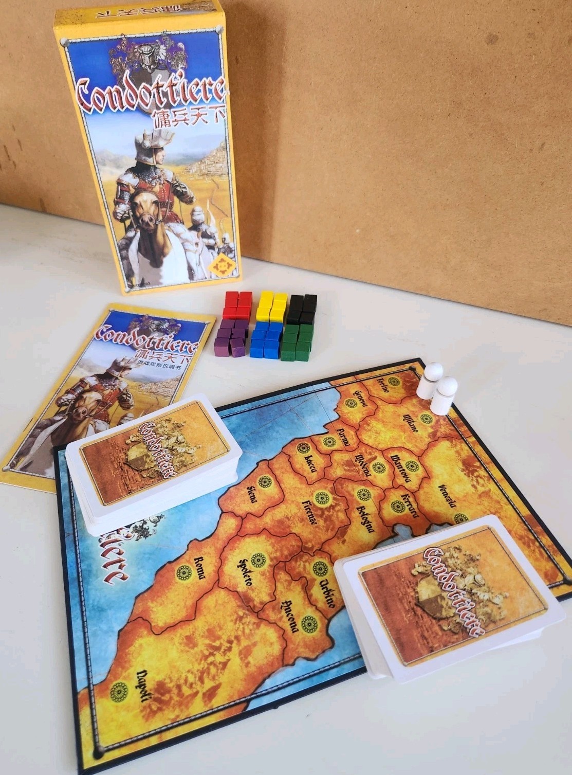 Condottiere Third Edition Board Games Chinese Edition