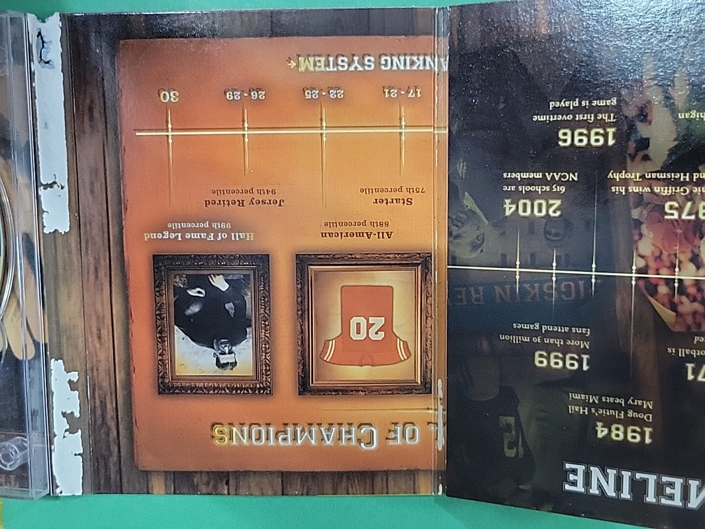 NCAA Football DVD Trivia Challenge Snap TV Games 2006 College Sports Highlights