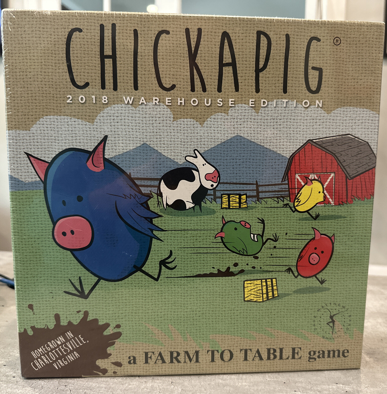Dave Matthews Band Warehouse Exclus 2018 Chickapig Strategic Board Game Family