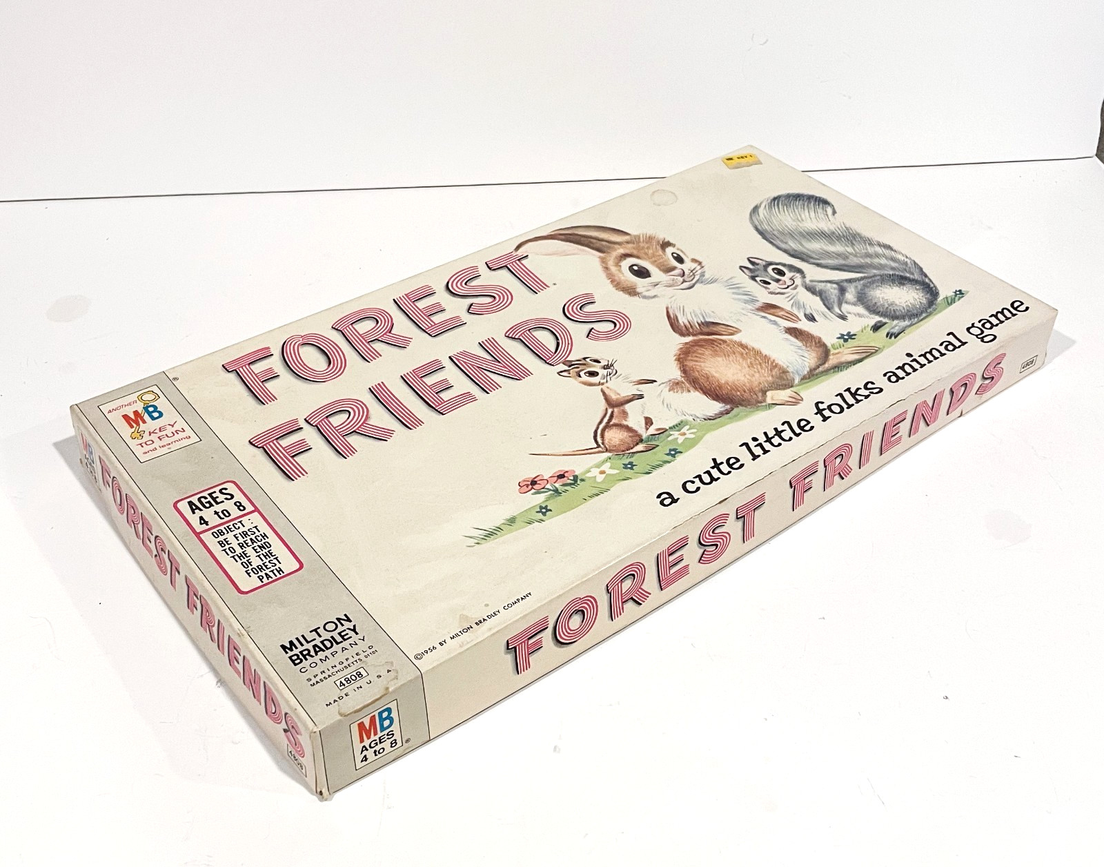 Vintage 1956 FOREST FRIENDS Board Game MILTON BRADLEY Complete #4808 Animals