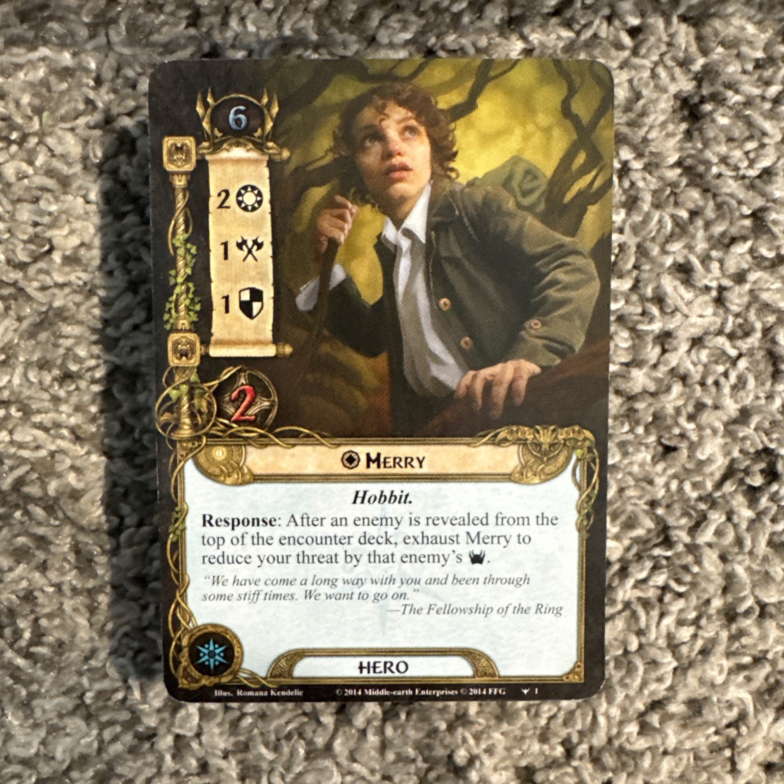 Lord of the Rings LCG: Angmar Awakened Cycle 6x Adventure Packs (1 card missing)