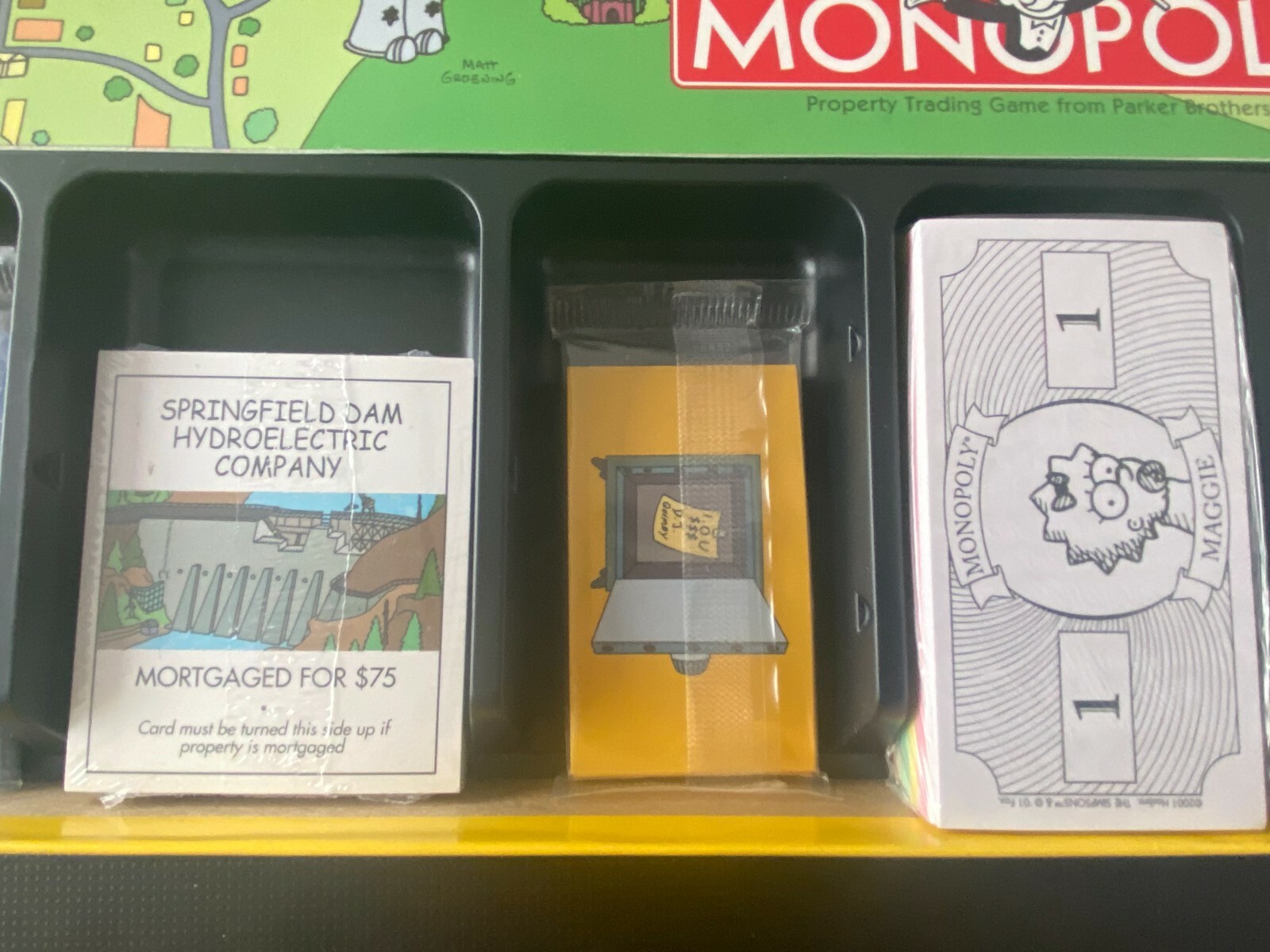 The Simpsons Monopoly Board Game (2001) Welcome to Springfield Brand New Open BX