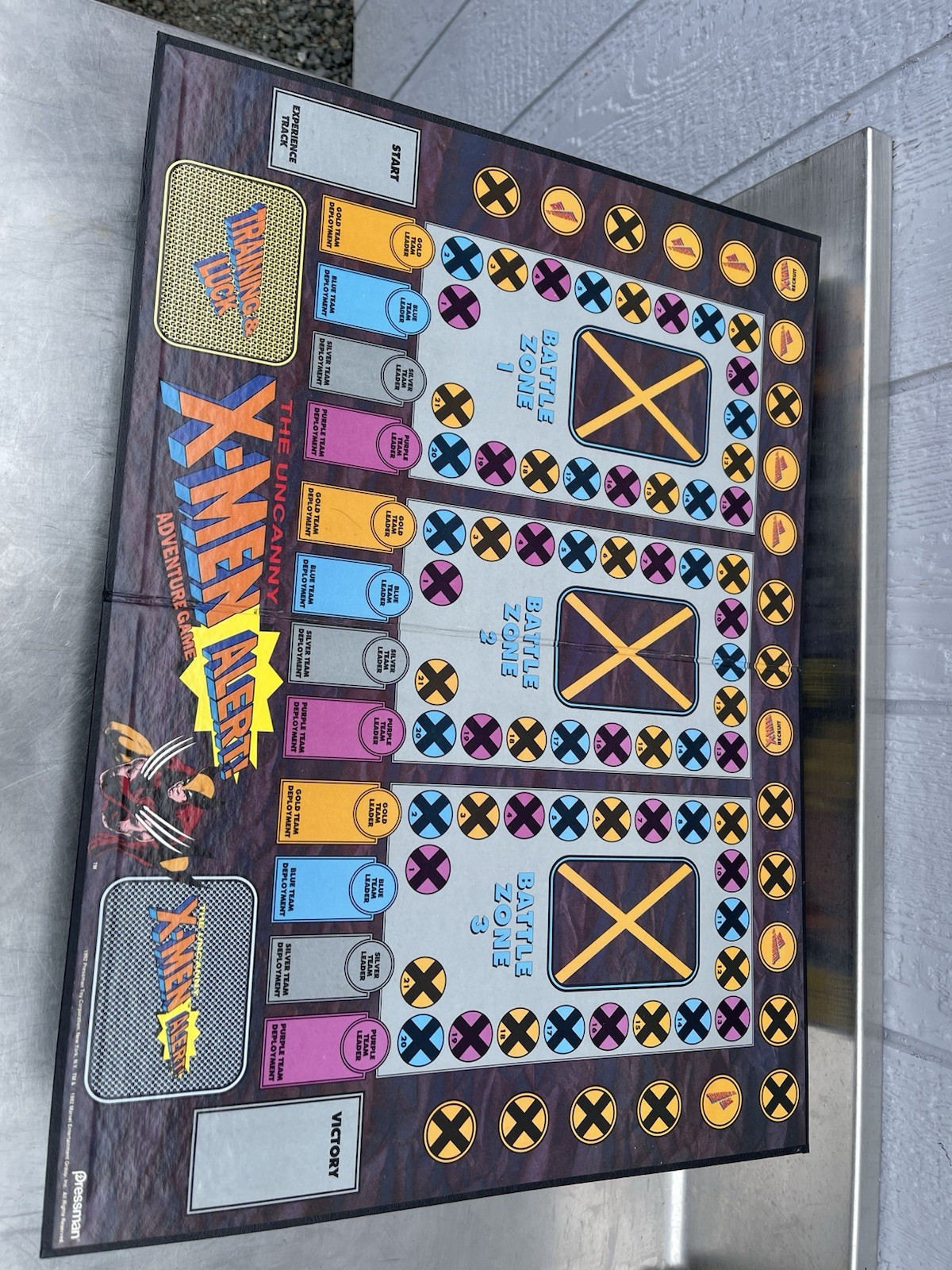 Vintage Marvel The Uncanny X-Men Alert Adventure Game 1992 -Complete
