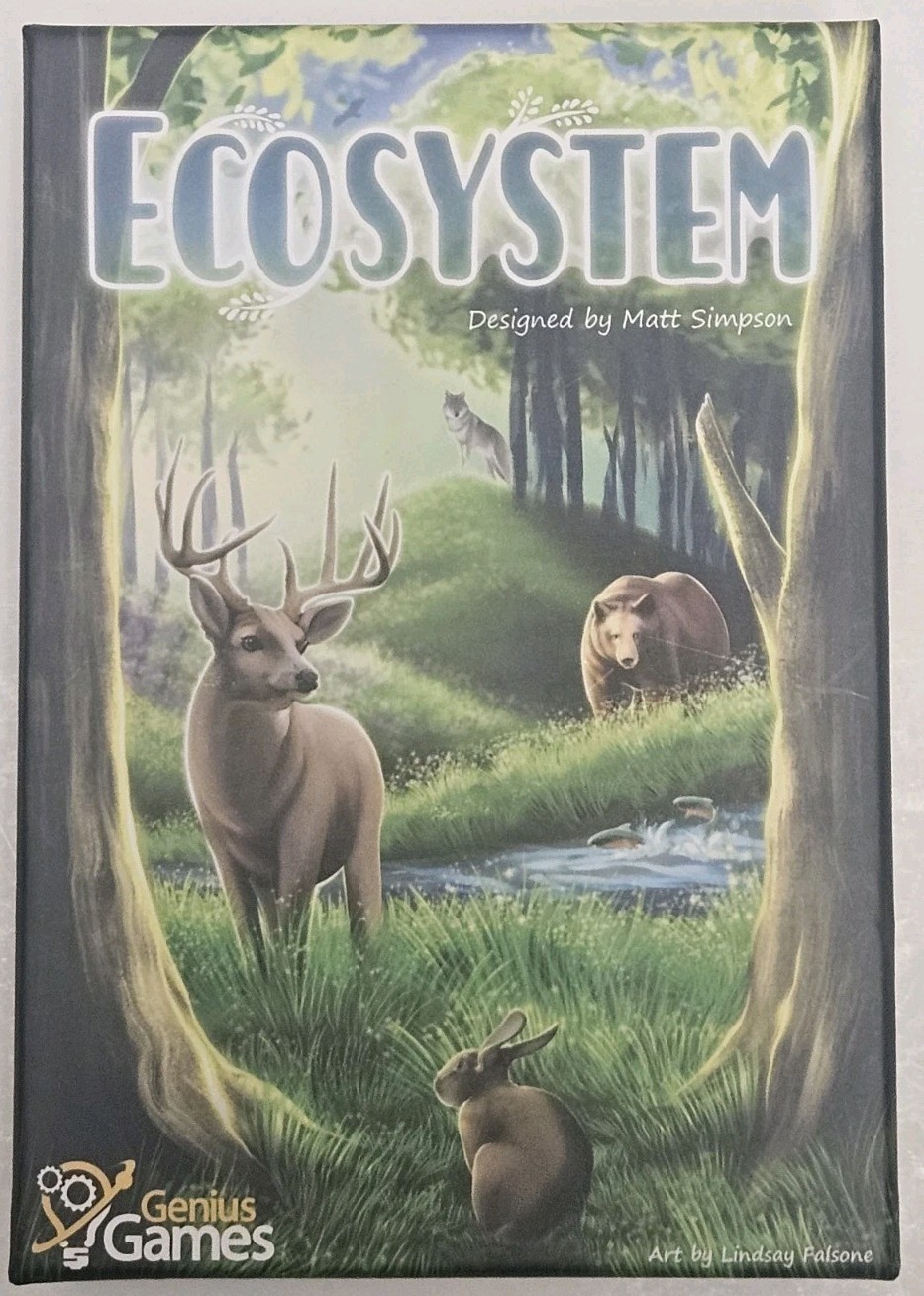 Ecosystem Card Game Open Box Complete Never Played Genius Games 2-6 Players