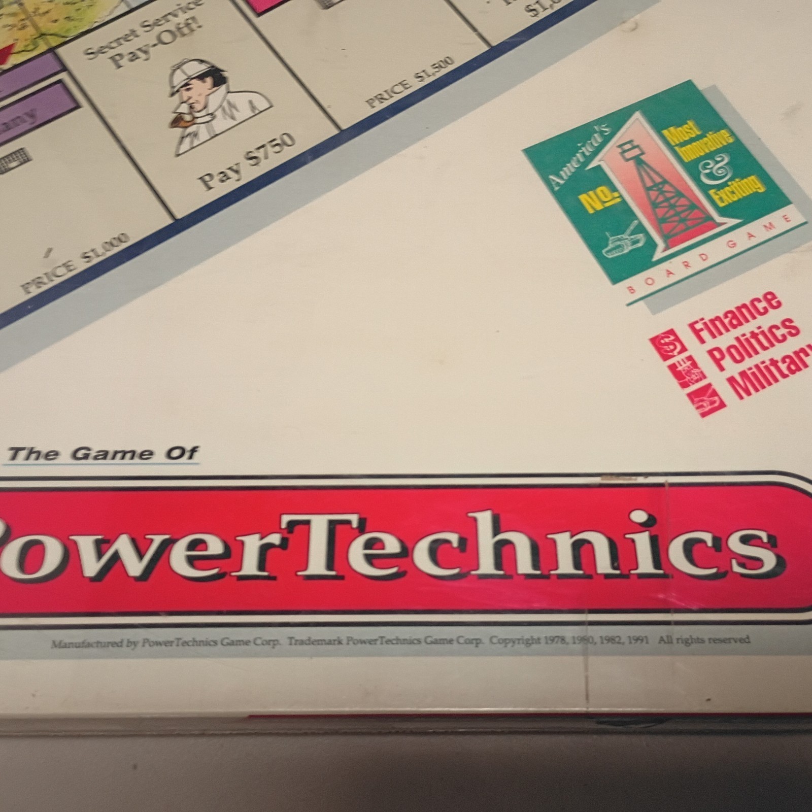 Power Technics Board Game Finance Politics Military Power NEW SEALED! Rare
