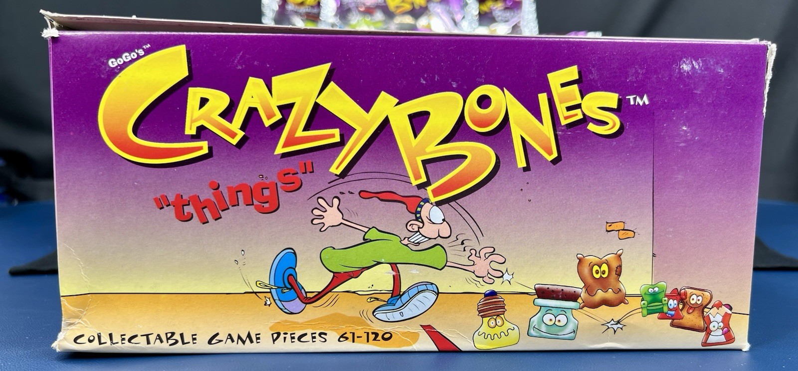 10 Sealed Packs GoGo’s Crazy Bones Things & Empty Display Box