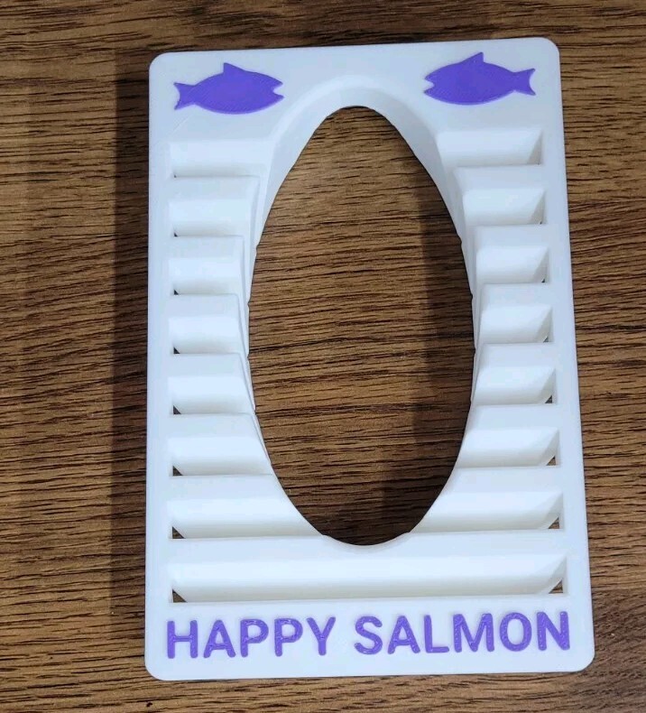Happy Salmon – 3d printed box insert – ANY COLOR – Exploding Kittens- 3-8players